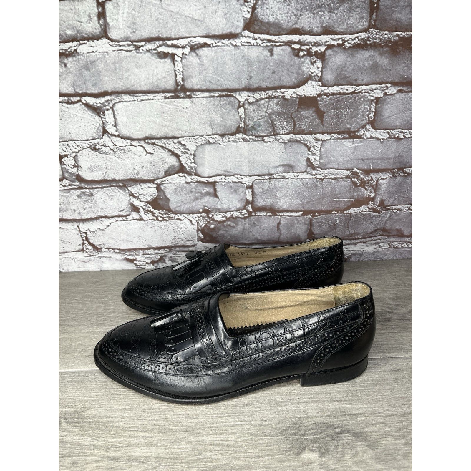Towncraft Townscraft Black Leather Tassel Loafer Slip On Dress Shoes M Size US 8.5 / EU 41-42 - 12 Thumbnail