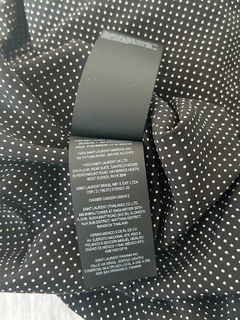 Saint Laurent Paris Saint laurent paris Polka-dot mulberry silk shirt 2506-Next Size XS / US 0-2 / IT 36-38 - 8 Thumbnail