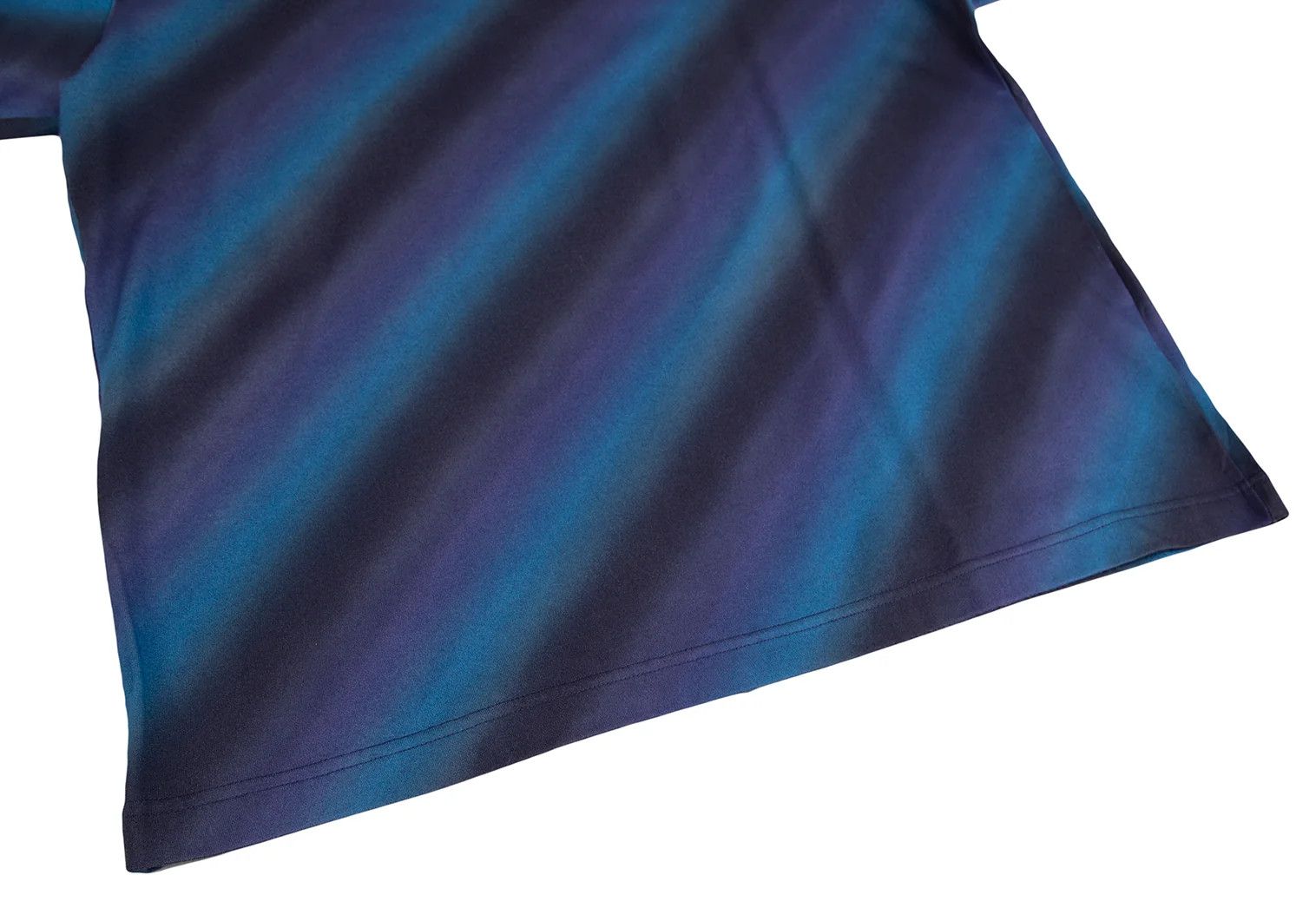 Issey Miyake Gradient Bias Stripe T-Shirt in Blue Size US XL / EU 56 / 4 - 7 Thumbnail