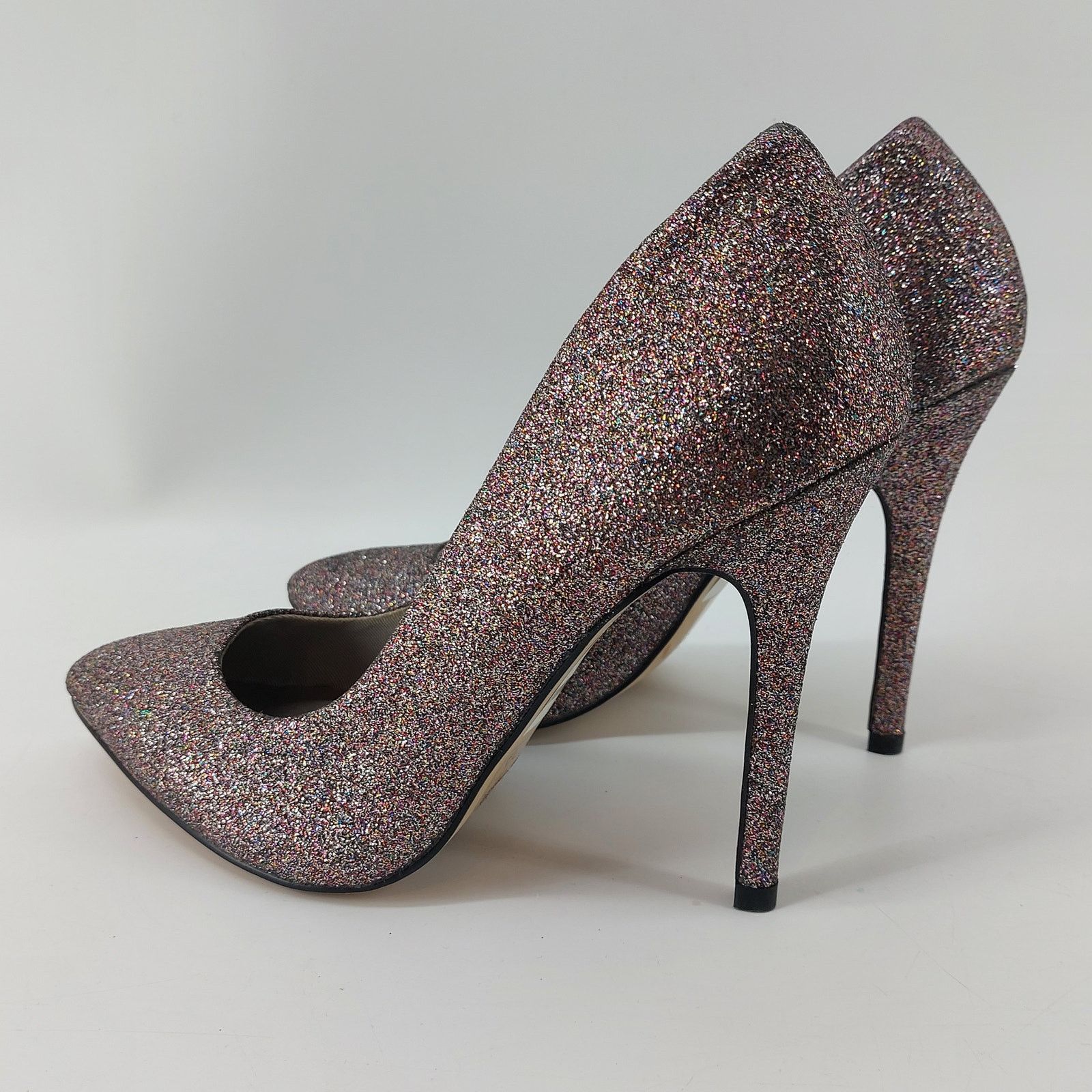 Topshop Topshop Sparkly Multiglitter Pumps Almond Toe High Heels 9.5 Size US 9.5 / IT 39.5 - 7 Thumbnail