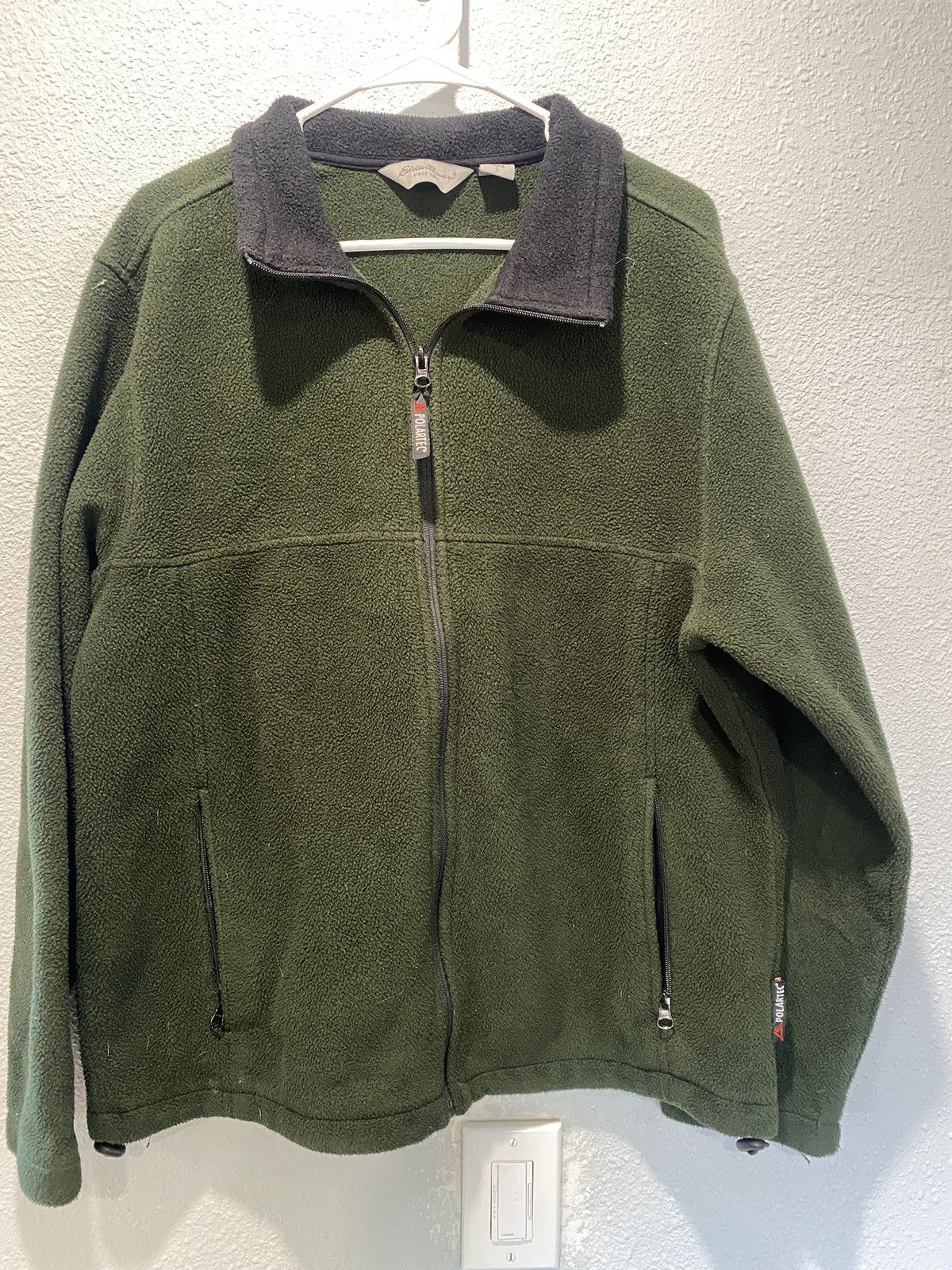 Eddie Bauer Vintage Olive Eddie Bauer Polartec Fleece Sweater Size US L / EU 52-54 / 3 - 1 Thumbnail