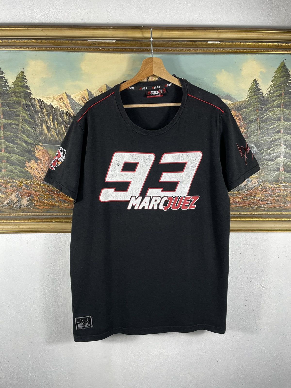 Vintage 93 Marc Marquez t-shirt tee baggy oversize moto retro Y2K Size US XL / EU 56 / 4 - 1 Thumbnail