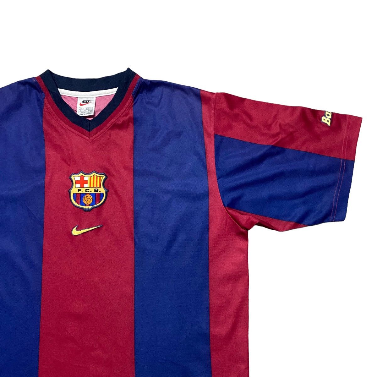 Vintage Vintage Fc Barcelona Jersey Home 1998 Size US L / EU 52-54 / 3 - 5 Thumbnail