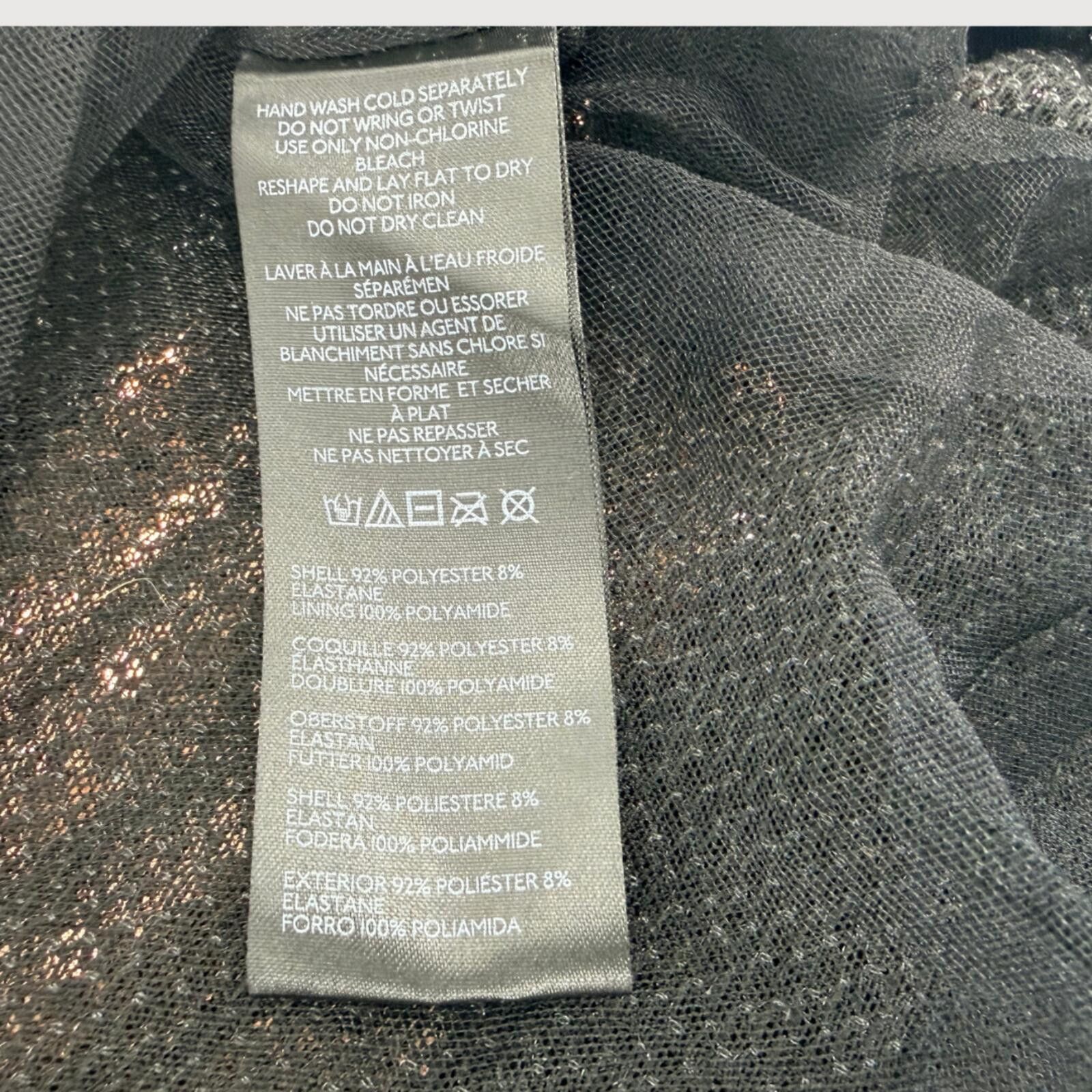 Other Maeve Anthropologie Sequin Top Copper Black 1X Size ONE SIZE - 5 Thumbnail