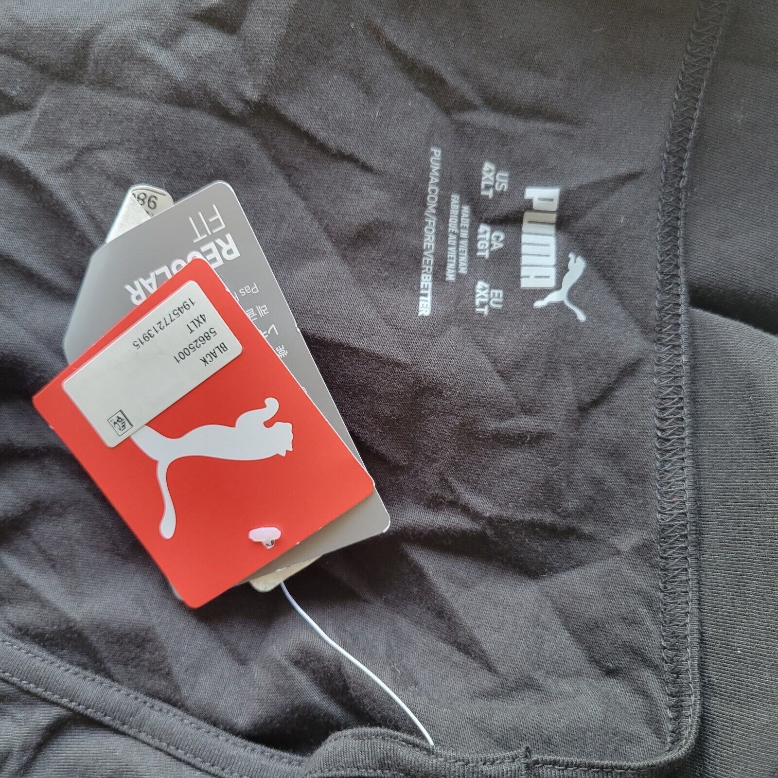 Puma Men's Puma Logo Tank Top. Size 4XLT Size US XXL / EU 58 / 5 - 4 Thumbnail
