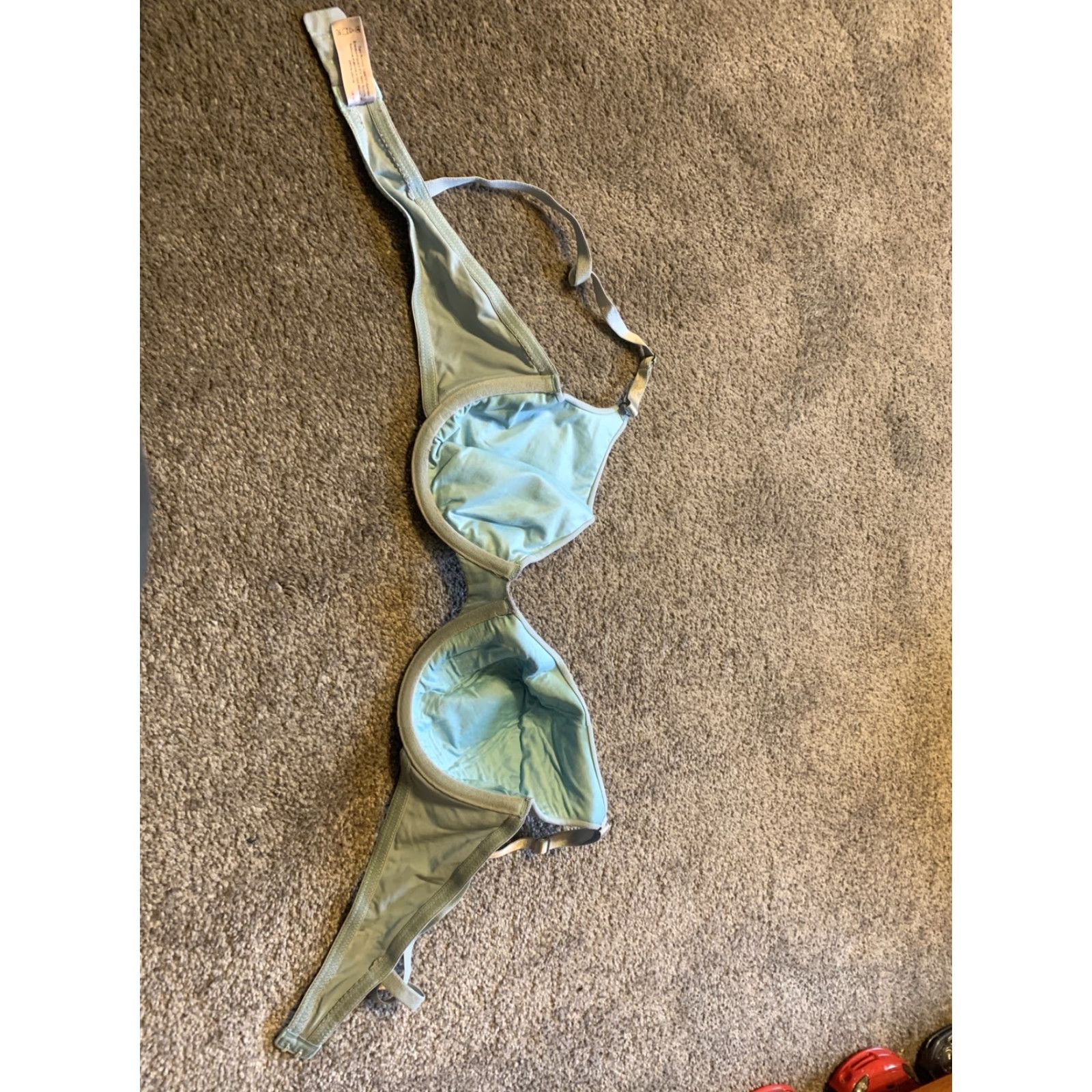 Vintage Maidenform Bra 36C Blue Lightly Padded Underwire Style 7959 Womens Size ONE SIZE - 3 Thumbnail
