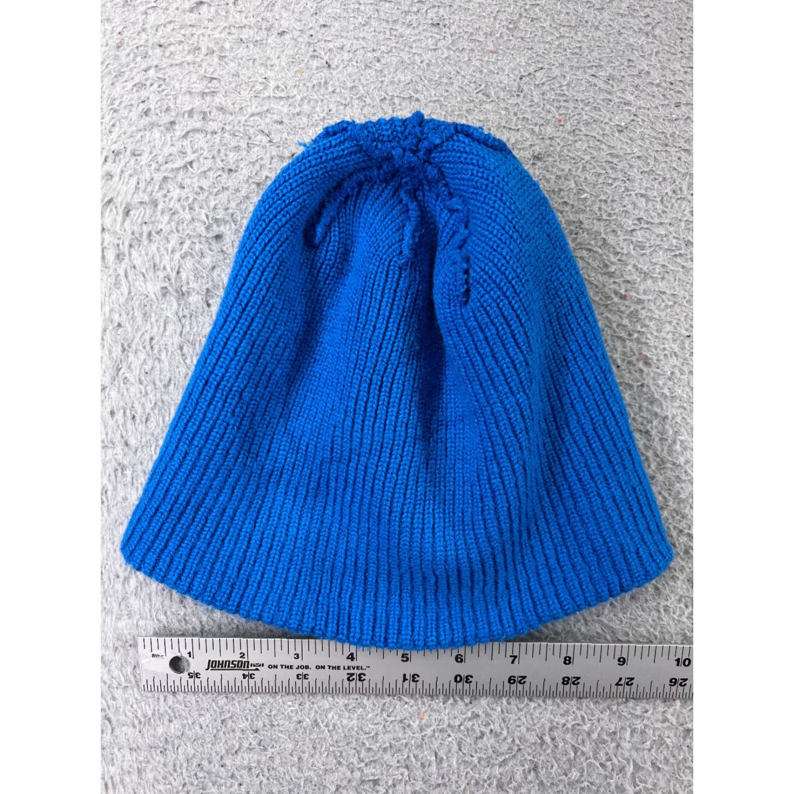 Vintage Connectyle Beanie Hat Adult One Size Blue Knit 100% Acrylic Winter Snow Ski Beanie Mens Womens Unisex Size ONE SIZE - 4 Thumbnail