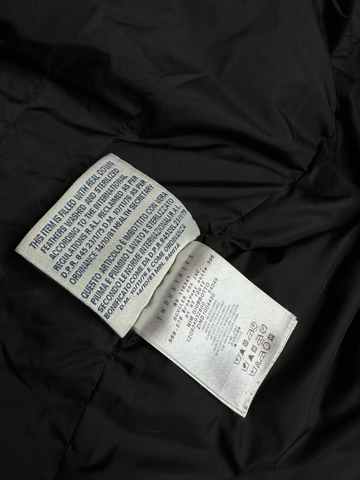 Moncler Moncler Black Jacket Luxury Size L / US 10 / IT 46 - 12 Thumbnail