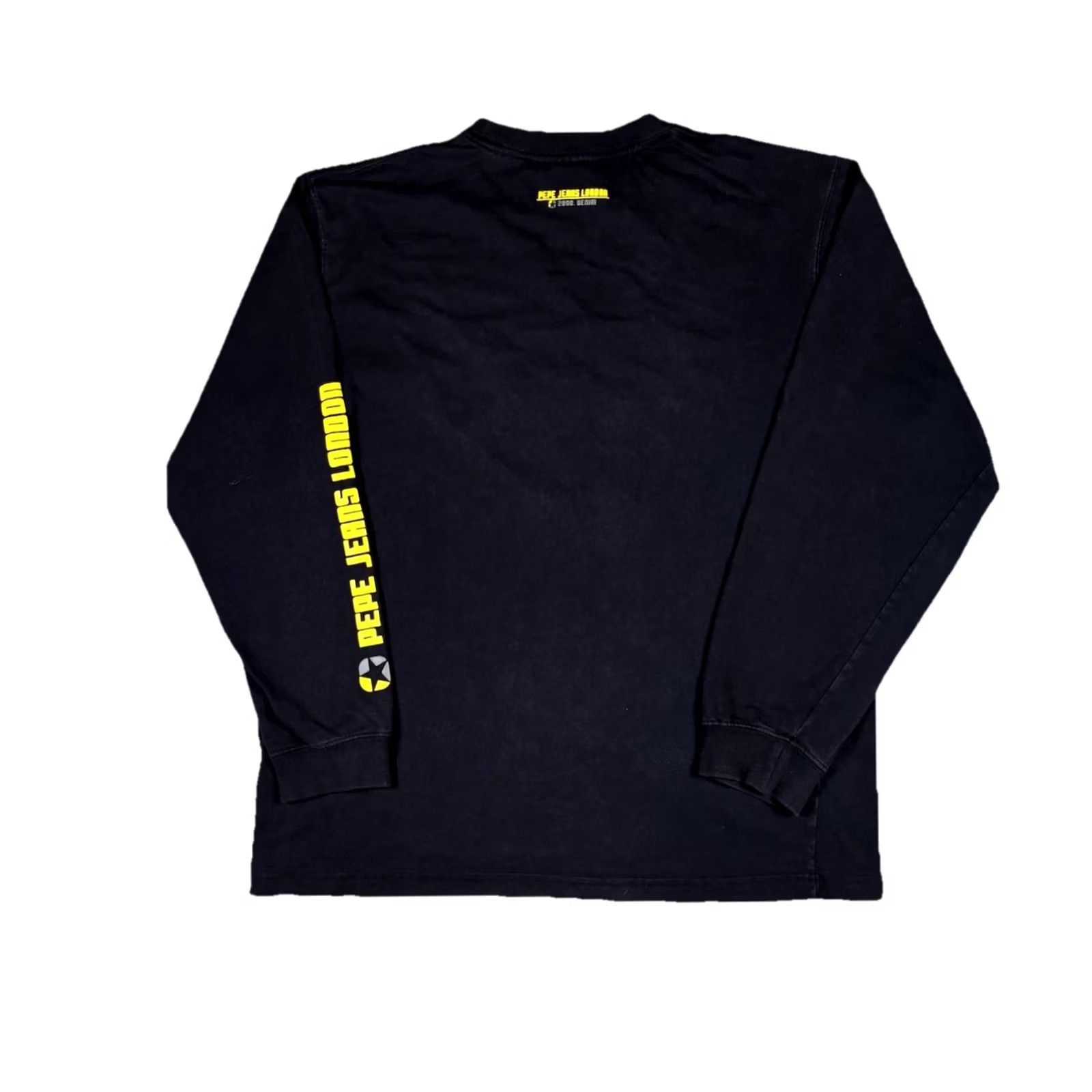 Vintage VINTAGE Pepe Jeans London T Shirt Art Black Long Sleeve Large Y2K Mens Size US L / EU 52-54 / 3 - 2 Thumbnail