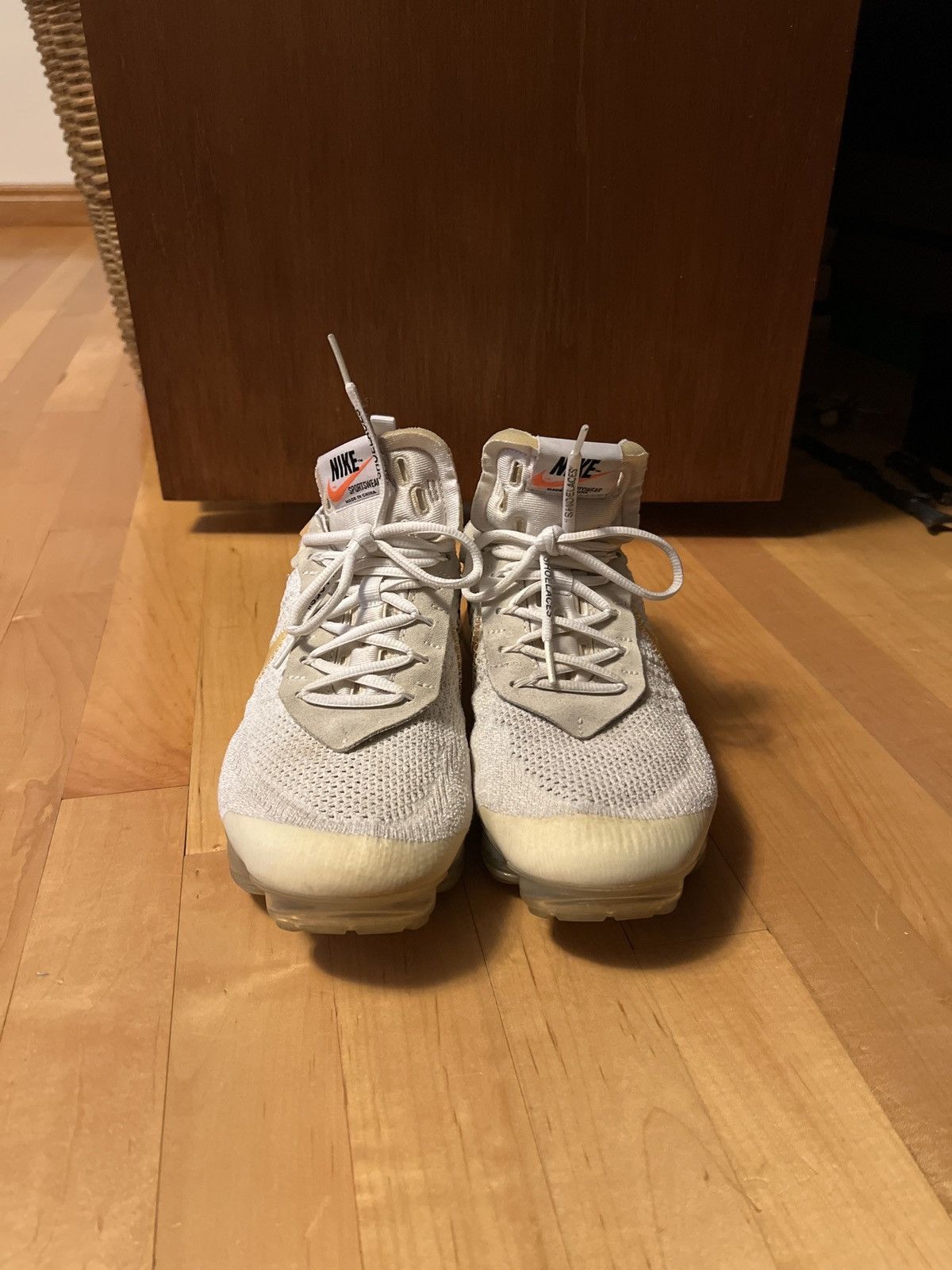 Off-White NIKE X OFF WHITE THE TEN VAPORMAX WHITE EDITION Size US 10.5 / EU 43-44 - 4 Thumbnail