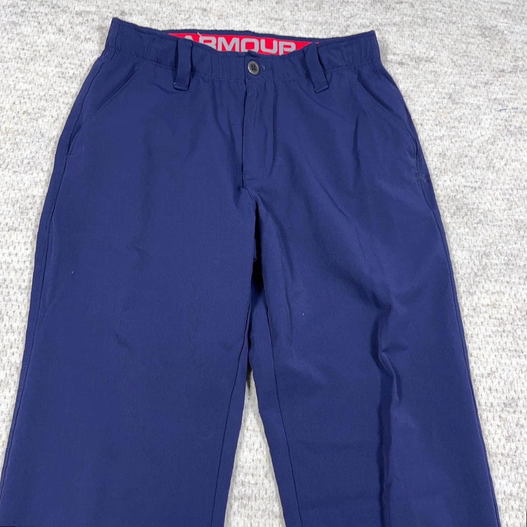 Under Armour Under Armour Golf Pants Men 30x32 Navy Blue Straight Leg Chino Performance Adult Size US 30 / EU 46 - 6 Thumbnail