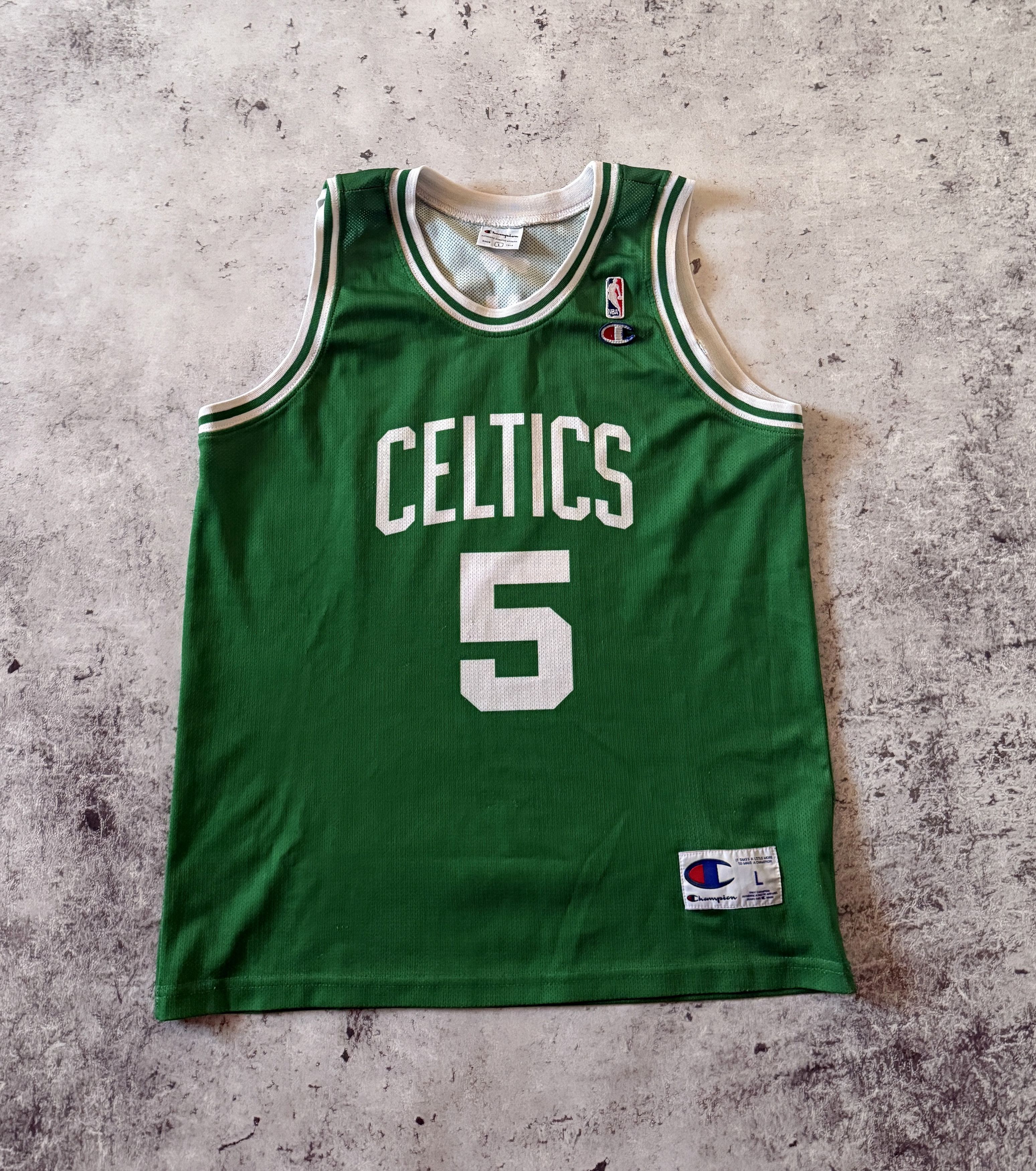 Champion BOSTON CELTICS GARNETT CHAMPION BASKETBALL SHIRT JERSEY L Size US L / EU 52-54 / 3 - 1 Thumbnail