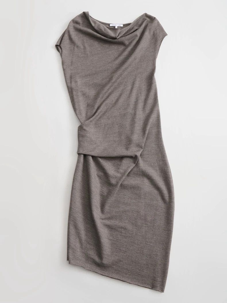 Helmut Lang HELMUT LANG A pleated dress with asymmetrical folds Size S / US 4 / IT 40 - 7 Thumbnail
