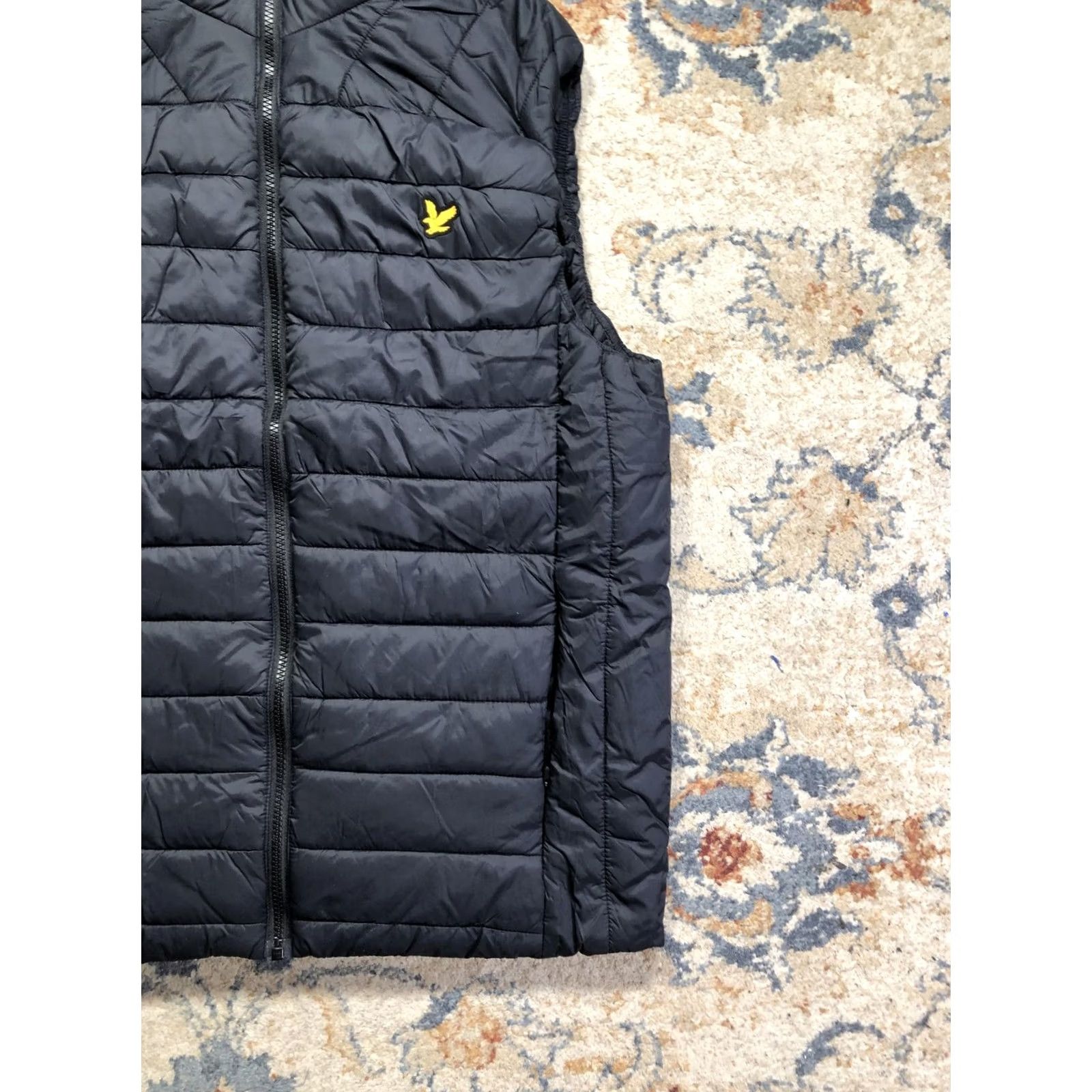 Lyle & Scott Lyle & Scott Vest Mens XL Black Quilted Puffer Gilet Lightweight Full Zip Warm Size US XL / EU 56 / 4 - 4 Thumbnail