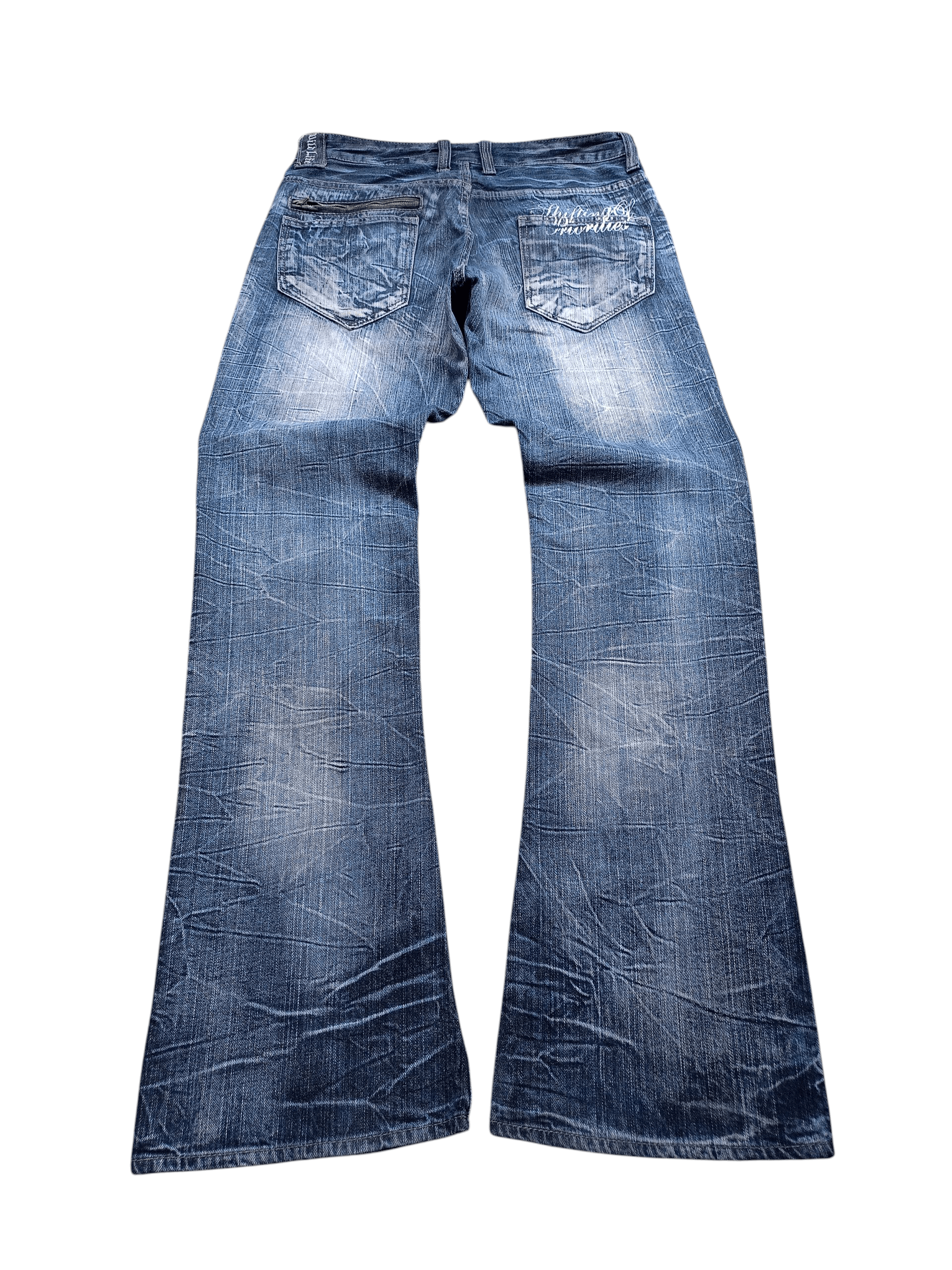 Japanese Brand 2000s Mild Life Flared Denim Pants style ifsixwasnine Lgb Size US 32 / EU 48 - 2 Thumbnail