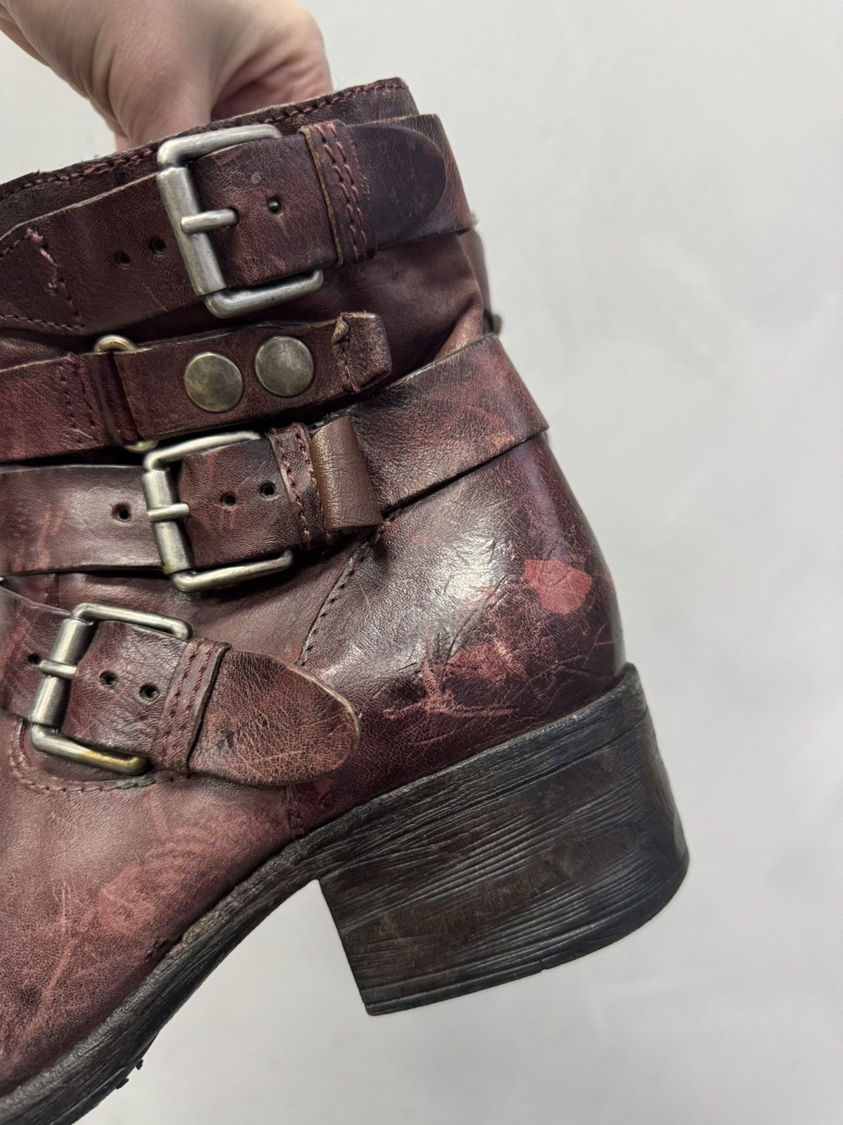 If Six Was Nine Vintage AS 98 Real Leather Boots Italy Hight Boots Guidi Size US 7 / EU 40 - 6 Thumbnail