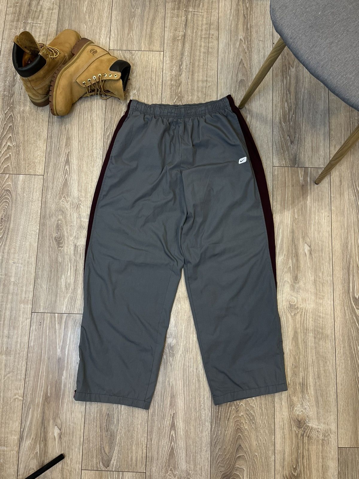 Nike 🛸NIKE VINTAGE PARACHUTE BAGGY PANTS Size US 33 - 2 Thumbnail