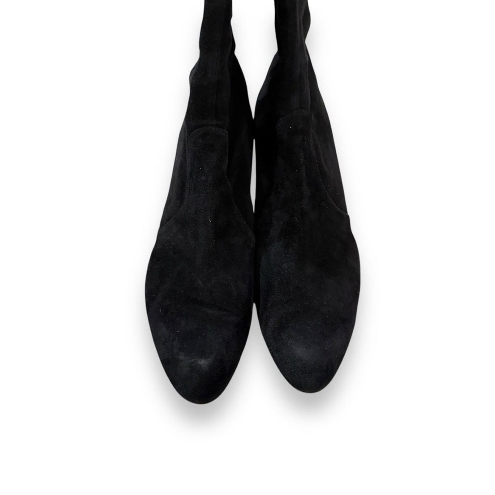 Stuart Weitzman Stuart Weitzman Chicboot Black Suede Knee High Boots Sz 8W Size US 8 / IT 38 - 3 Thumbnail