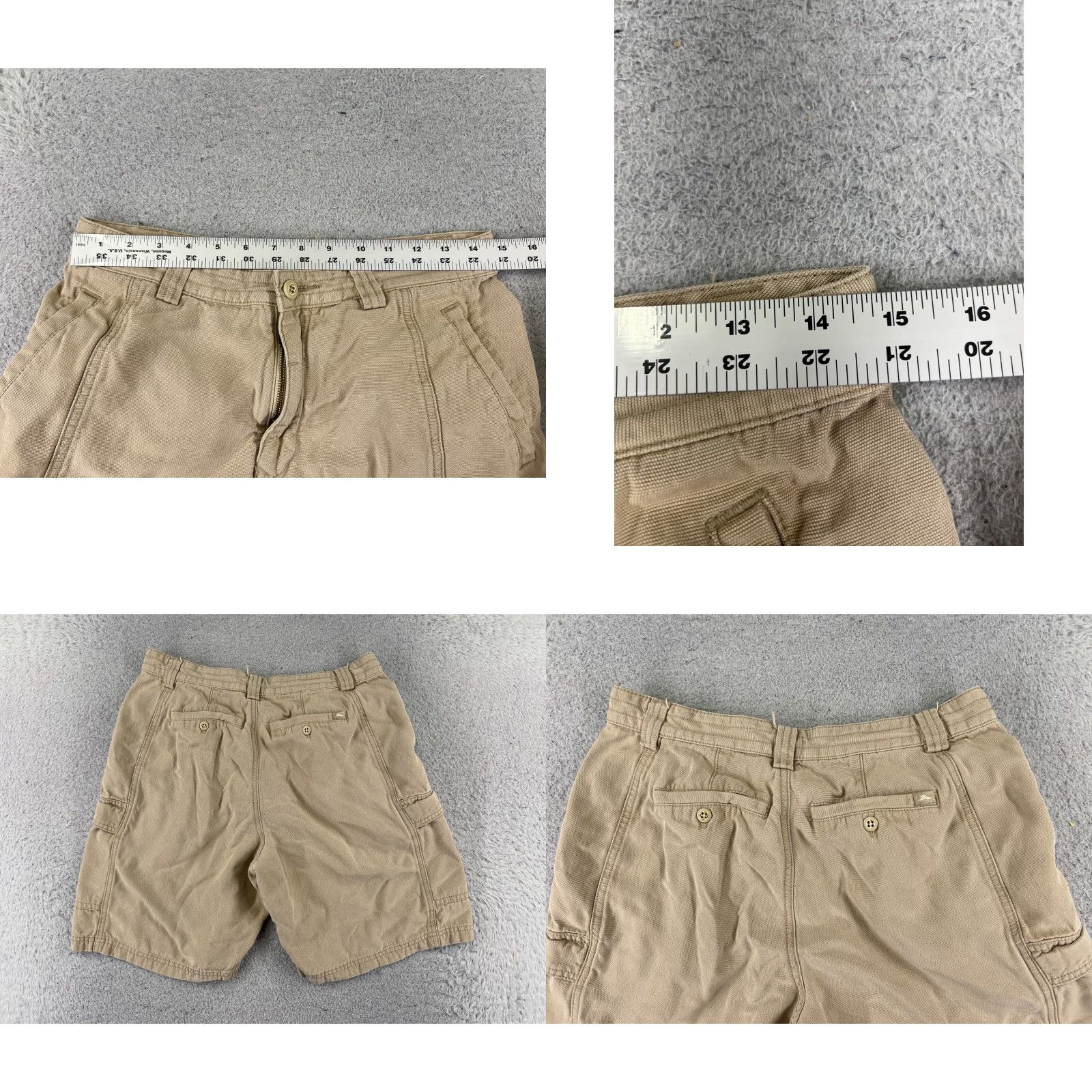 Tommy Bahama Tommy Bahama Shorts Men 30 Beige Tencel Cotton Blend Cargo Beach Resort Vacation Size US 30 / EU 46 - 9 Thumbnail