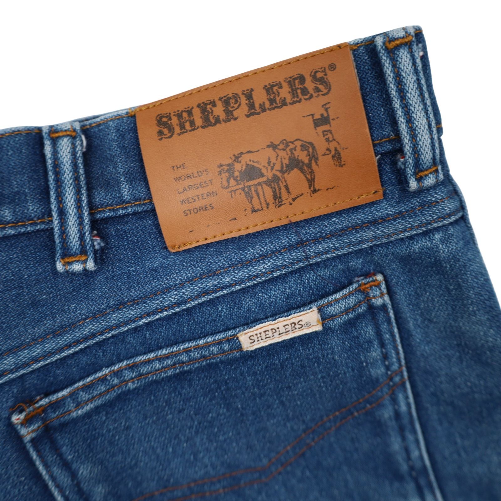Vintage Vintage Sheplers Flannel Lined Denim Jeans Size US 34 / EU 50 - 11 Thumbnail