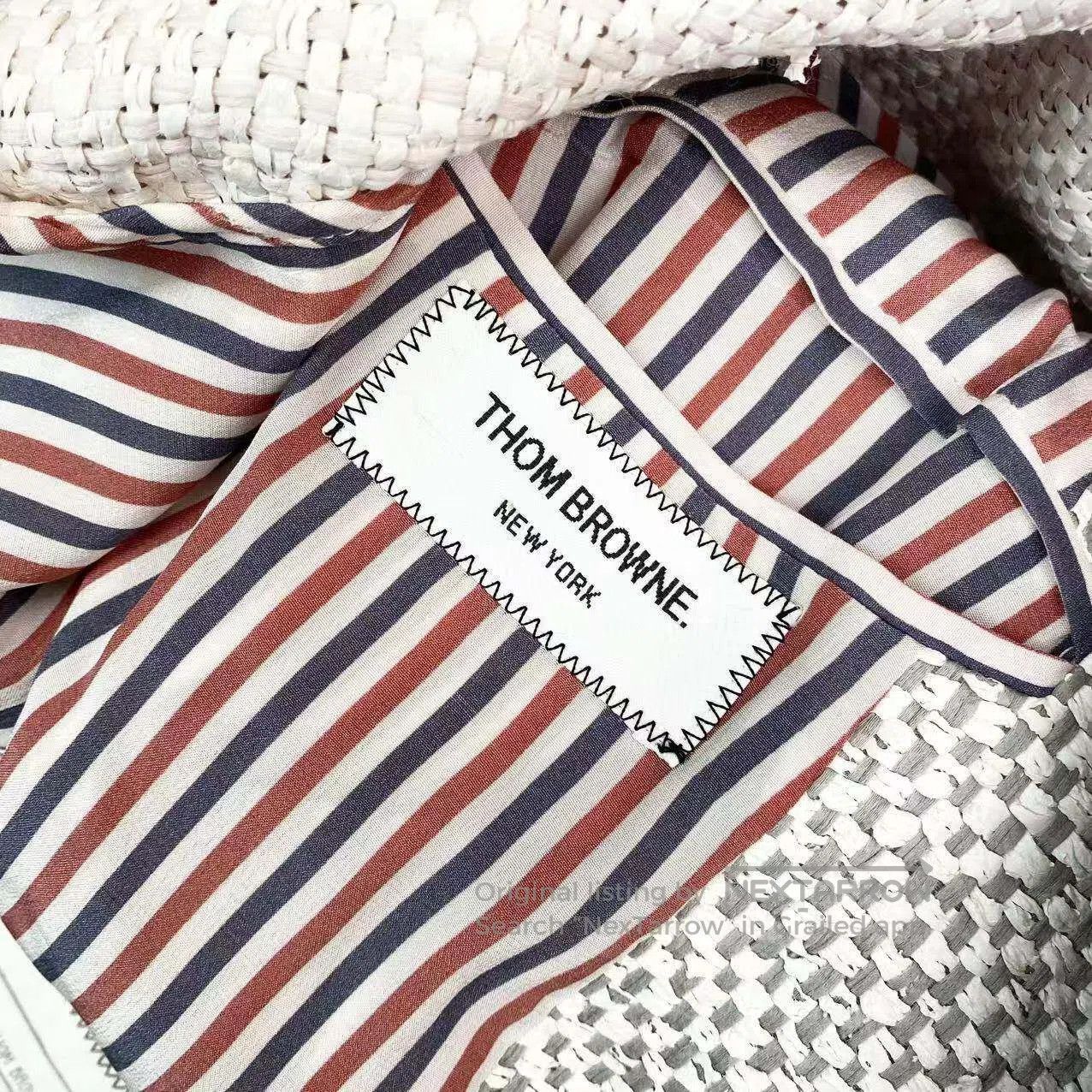 Thom Browne Thom Browne Macron color-blocked woven tweed suit| Size XS / US 0-2 / IT 36-38 - 4 Thumbnail