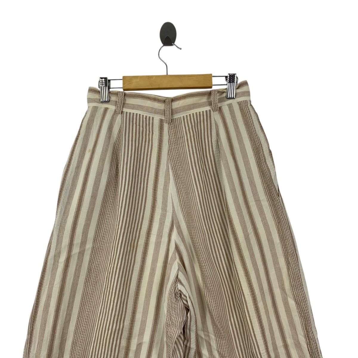 Vintage Vintage GIVY ITALY Striper Baggy Flare Relax Pant Trouser Size 22" - 6 Thumbnail