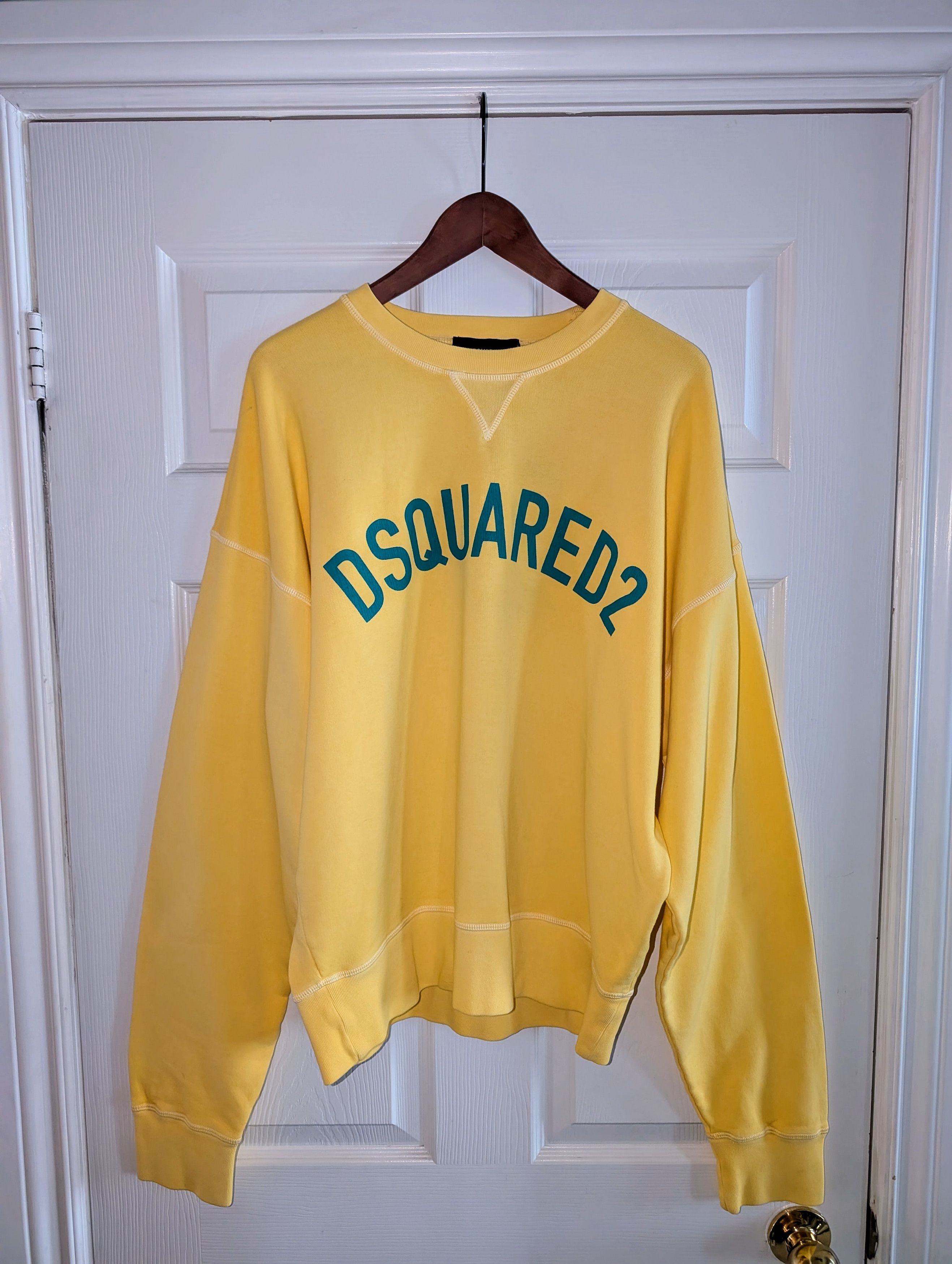 Dsquared2 DSQUARED2 YELLOW SWEATSHIRT Size US L / EU 52-54 / 3 - 1 Thumbnail
