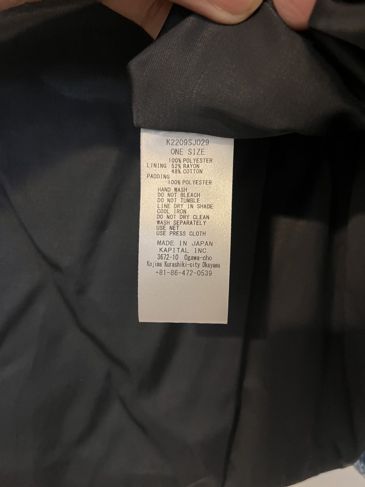 Kapital Blue Woven Kapital Puffer Vest Size ONE SIZE - 8 Thumbnail