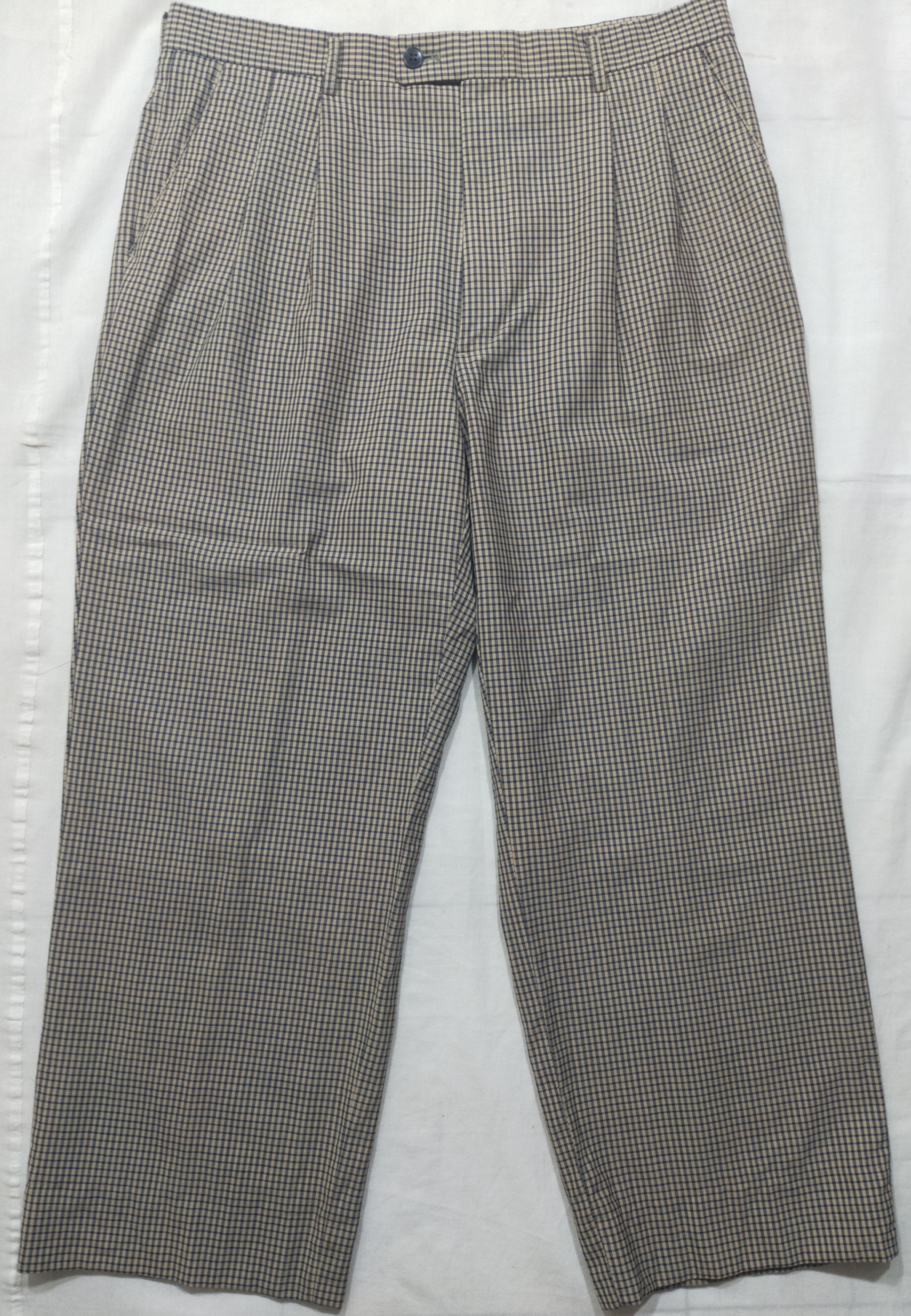 Christian Dior Monsieur Christian Dior Vintage Plaid Formal Pants Size US 32 / EU 48 - 1 Thumbnail