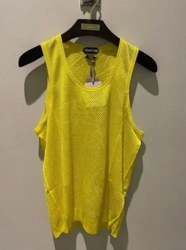 Tom Ford o1w1db11024 Tank Top in Yellow Size US XL / EU 56 / 4 - 1 Preview