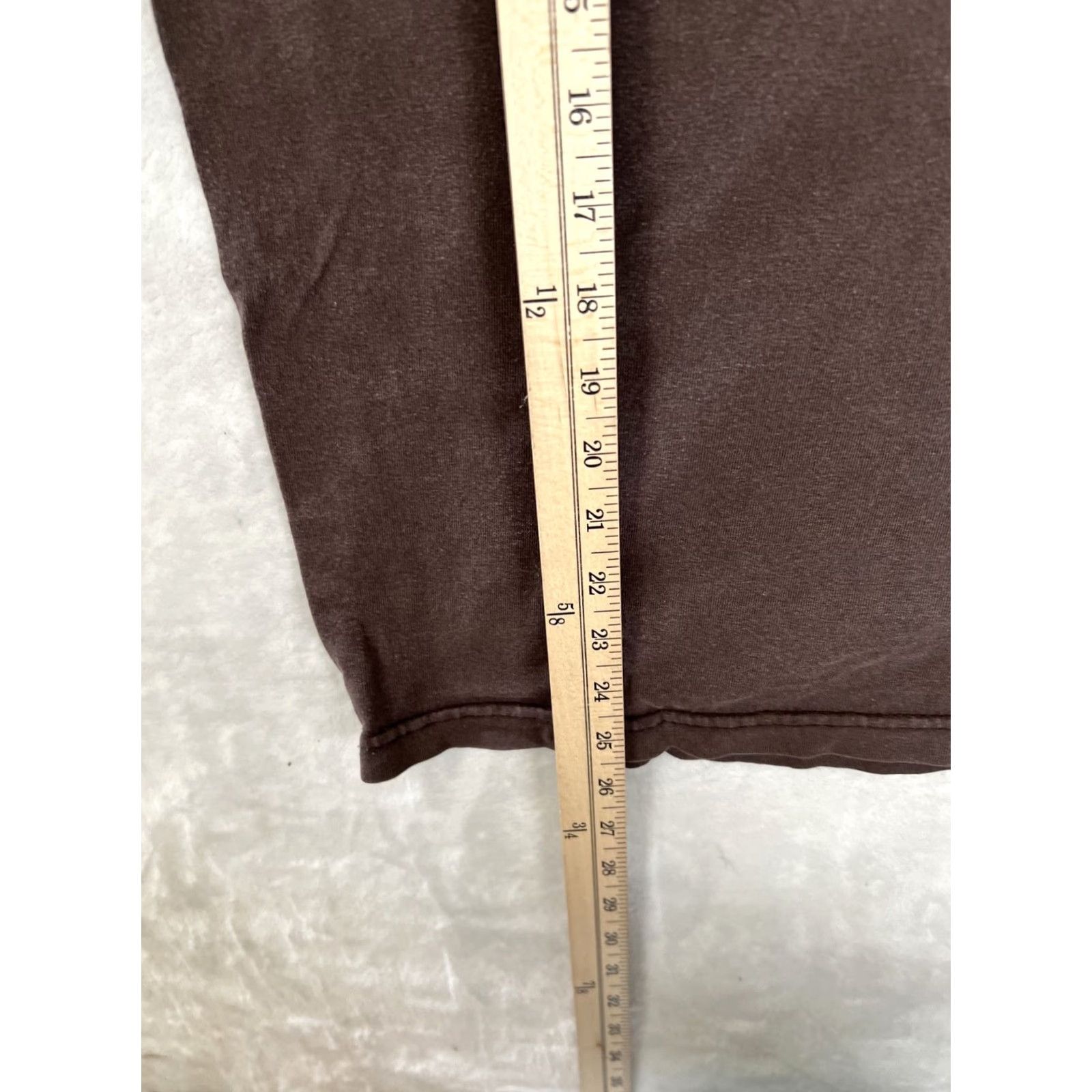 Hurley VINTAGE Hurley T-Shirt Brown 80s/90s Gothic Grunge Logo Crew Neck Short Sleeve Mens XL Size US XL / EU 56 / 4 - 3 Thumbnail