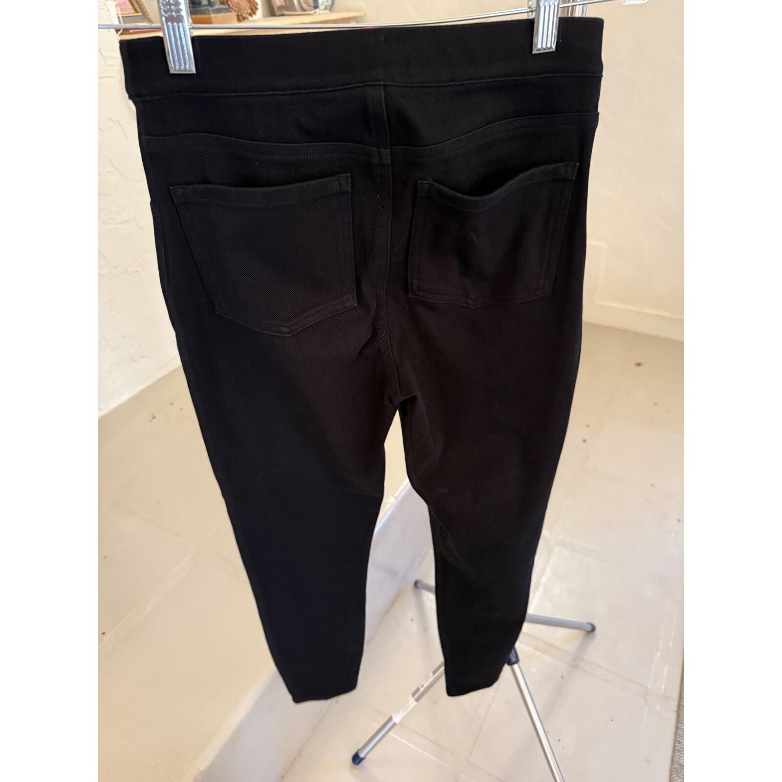 Domenico Spano Spanx Ankle Jean-ish Leggings Black High Waisted Pull On S Size 28" / US 6 / IT 42 - 5 Thumbnail