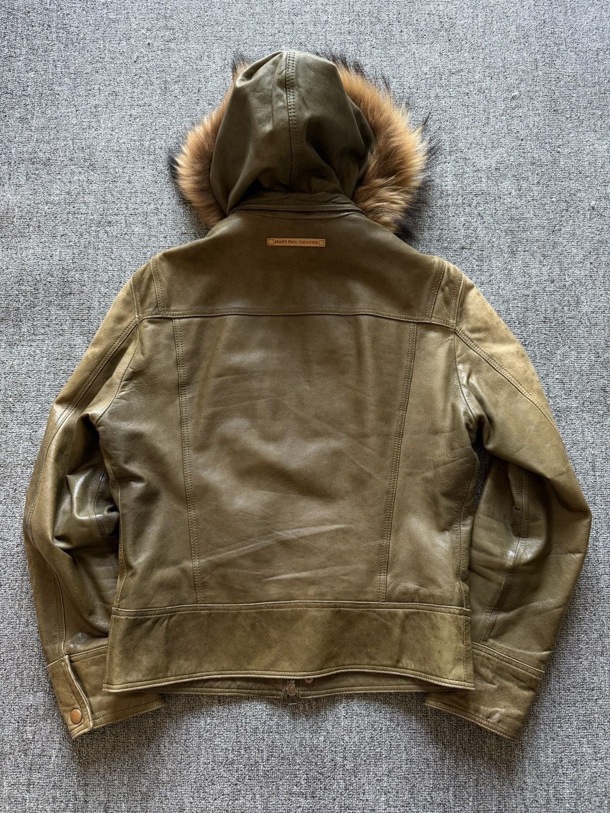 Jean Paul Gaultier Jean paul Gaultier leather fur jacket Size US M / EU 48-50 / 2 - 2 Thumbnail