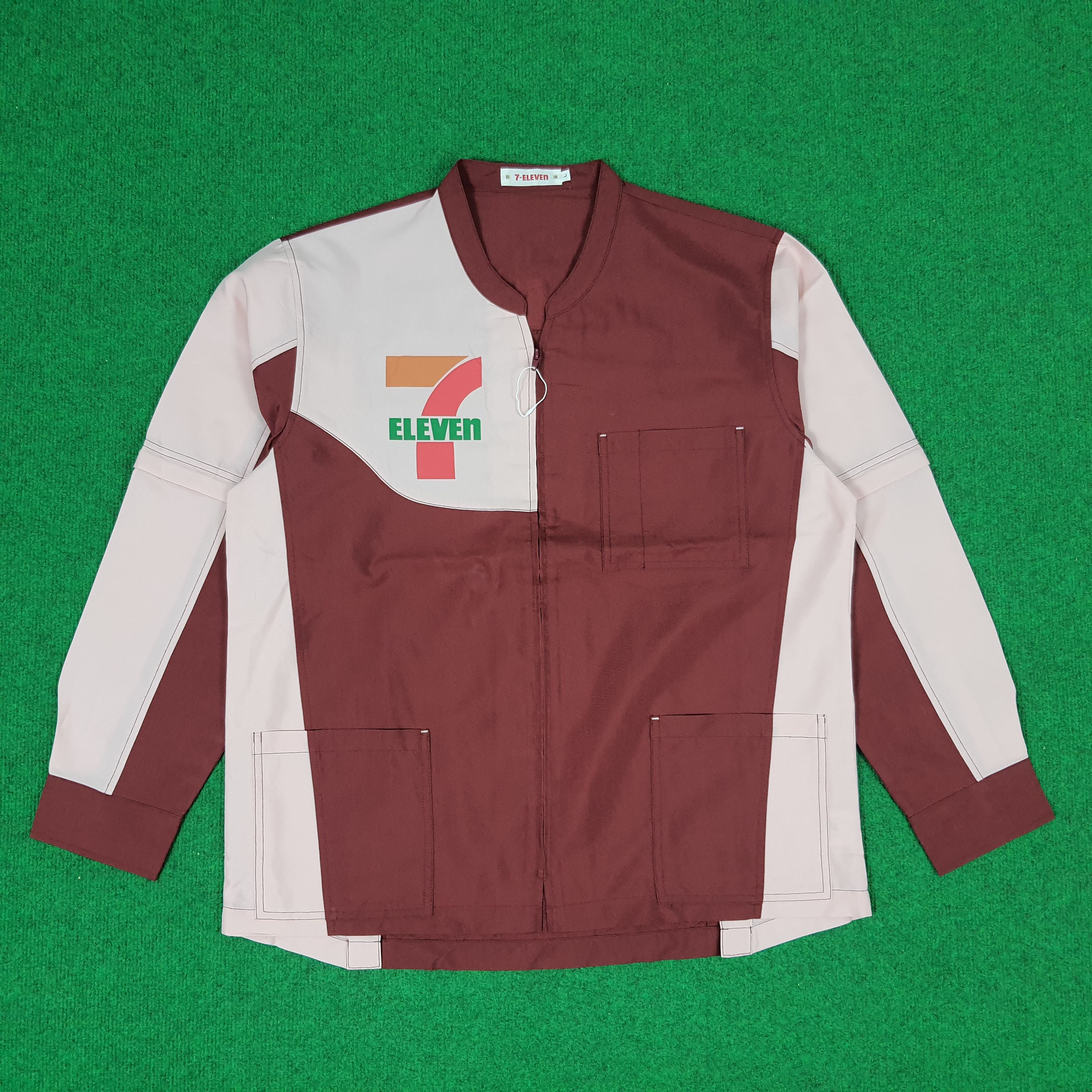 Japanese Brand × Vintage Vintage 7 Eleven Japanese Brand Staff Uniform Size US L / EU 52-54 / 3 - 1 Thumbnail