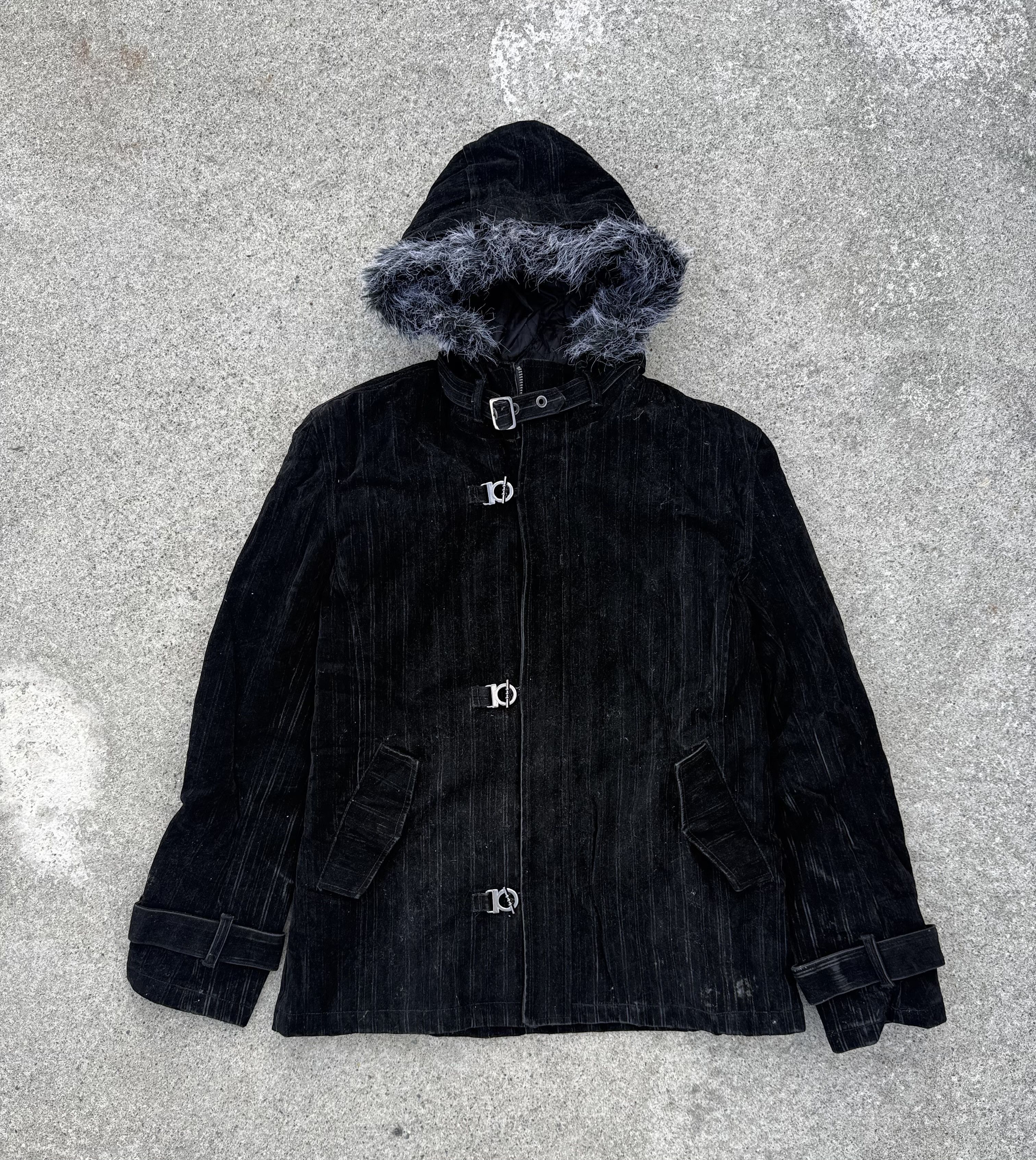 If Six Was Nine In The Attic - Velvet like Fur Hoodie Jacket Size US M / EU 48-50 / 2 - 1 Thumbnail