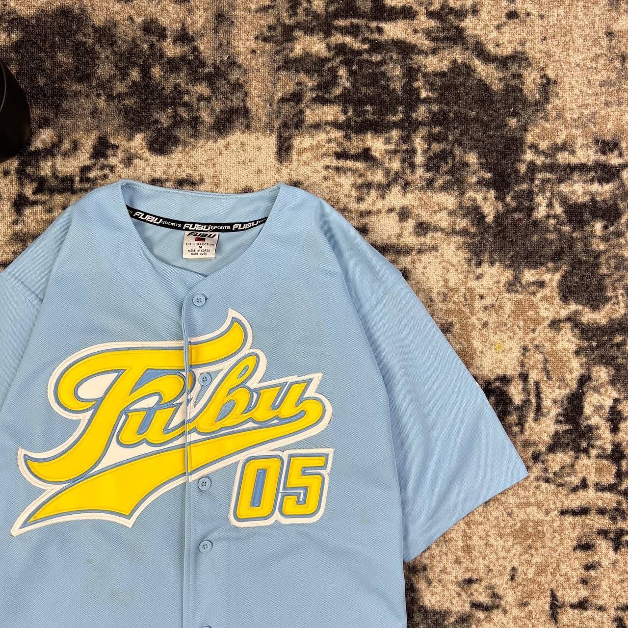 Fubu Fubu Vintage Big Embroidered Logo Button Up Jersey Size US M / EU 48-50 / 2 - 2 Thumbnail