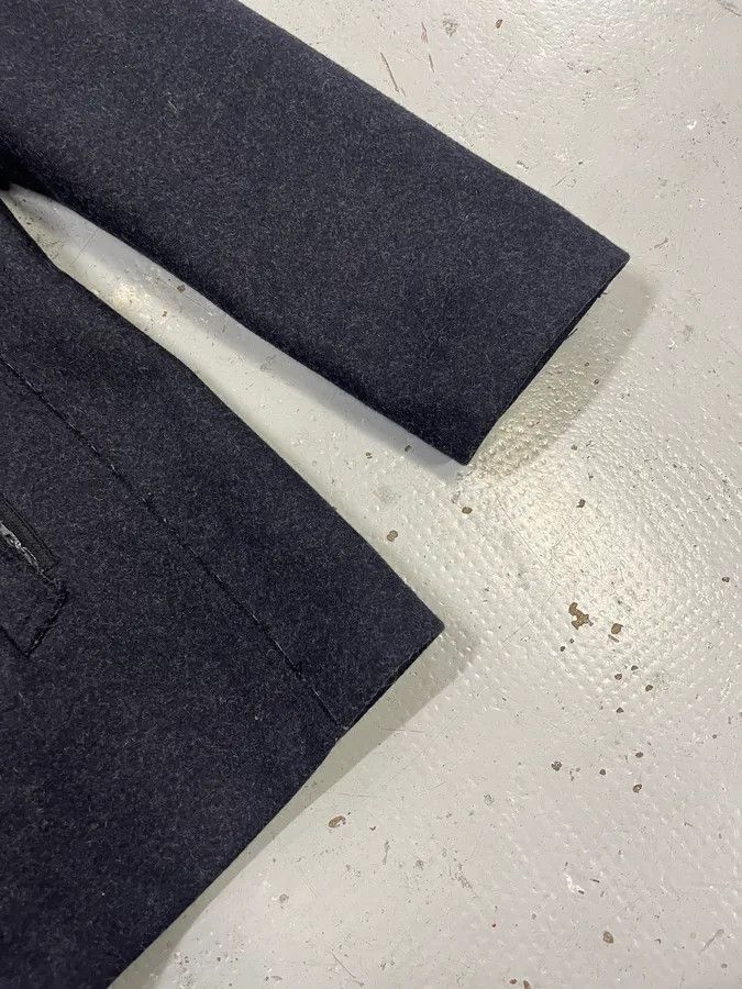 Emporio Armani AW2011 Emporio Armani Wool Navy Caban Jacket Size US L / EU 52-54 / 3 - 6 Thumbnail