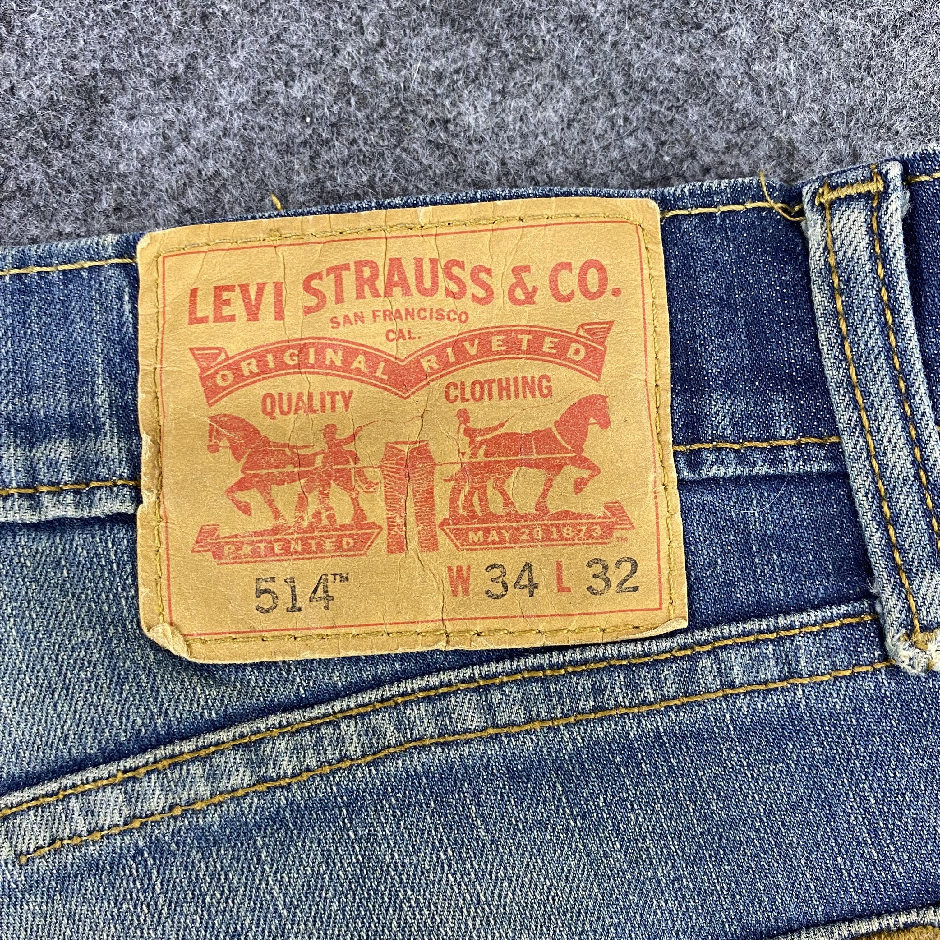 Levi's Vintage Levi's 514 Blue Wash Jeans-J1141 Size US 34 / EU 50 - 10 Thumbnail