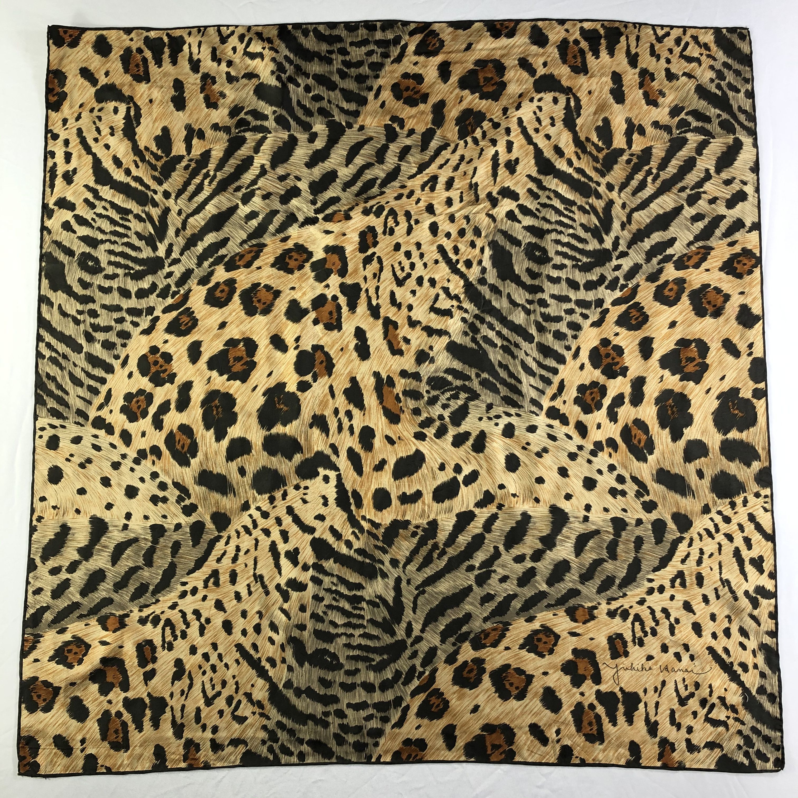 Vintage Vintage Yukiko Hanai Silk Scarf Size ONE SIZE - 2 Thumbnail