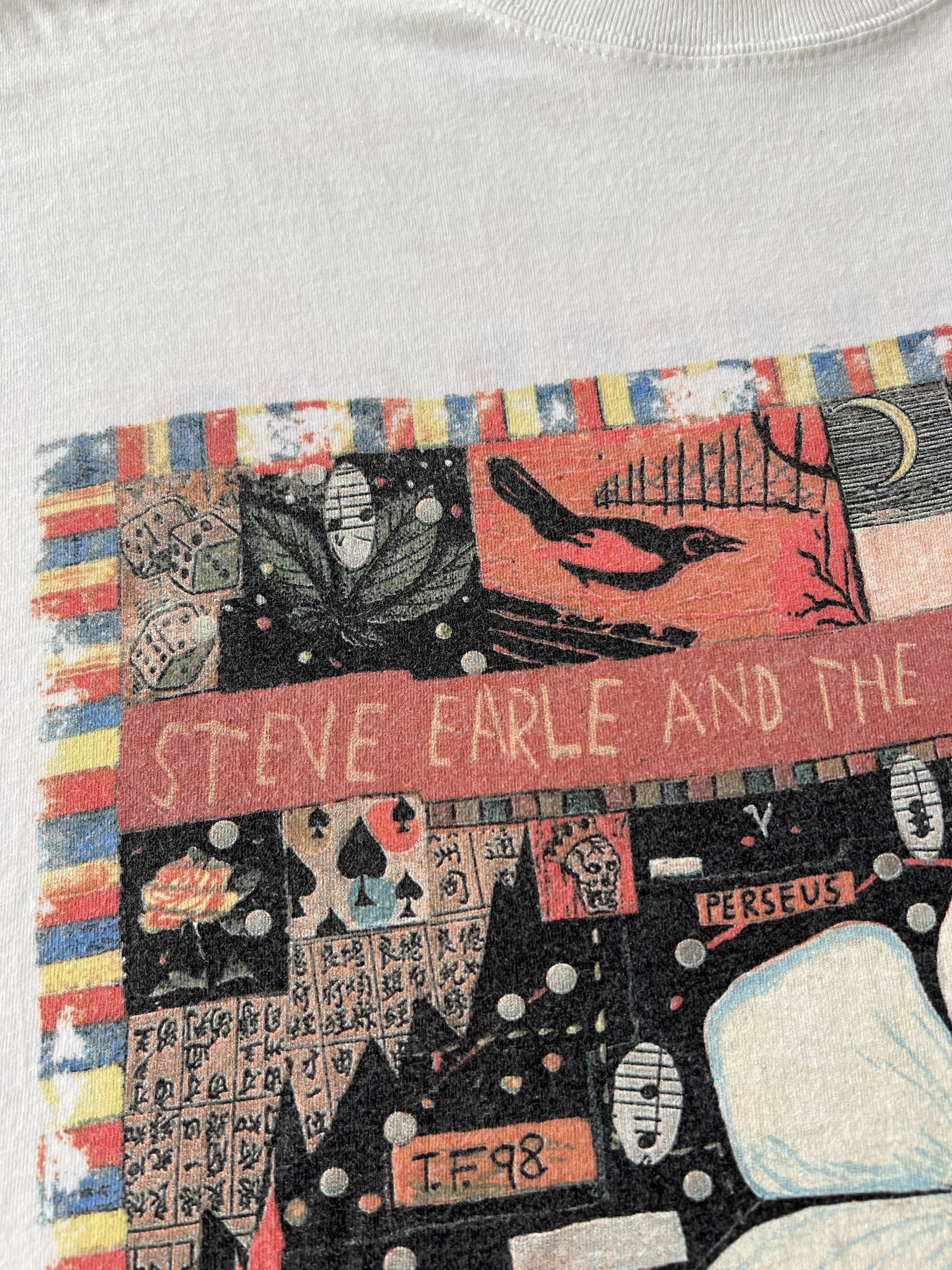 Band Tees Vintage 1999 Steve Earle and the Del Mccoury Band T-shirt Size US XL / EU 56 / 4 - 5 Thumbnail