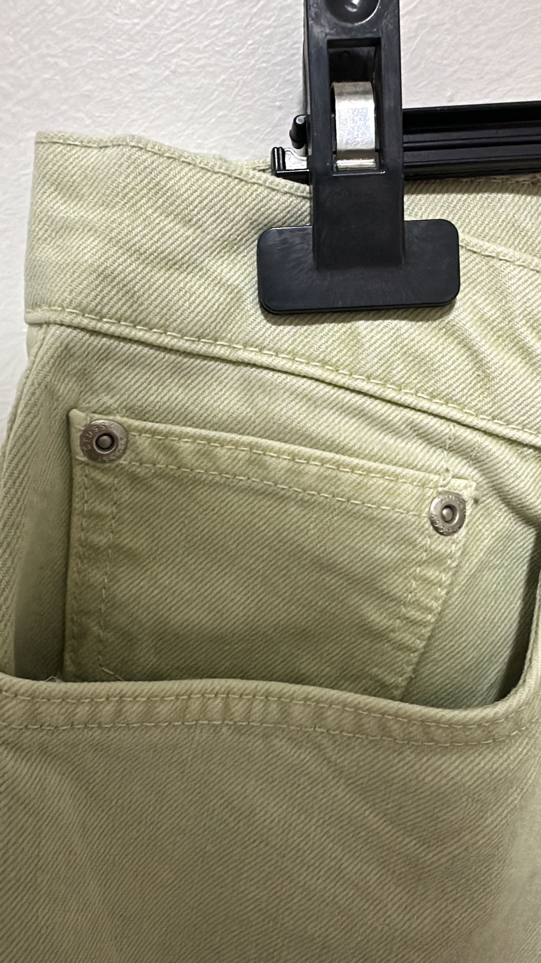 Stussy × Vintage Stüssy Big Ol Jean Cream Size 38 Size US 38 / EU 54 - 5 Thumbnail