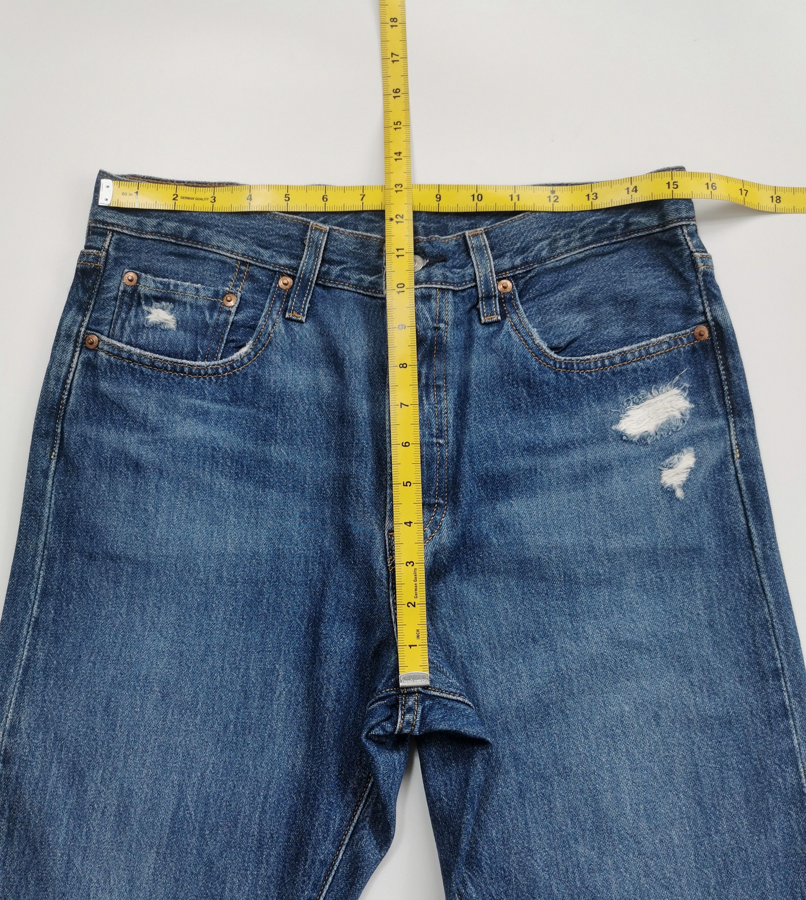 Levi's Vintage Levis 501 Skinny 29'x31.5 (Lenght 41.5') Size US 29 - 7 Thumbnail