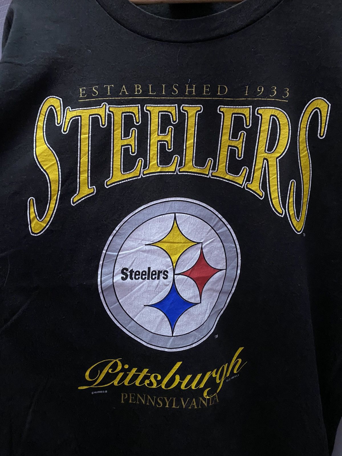 NFL Vintage 1996 NFL Pittburgh Steelers Pennsylvania Football Size US L / EU 52-54 / 3 - 3 Thumbnail
