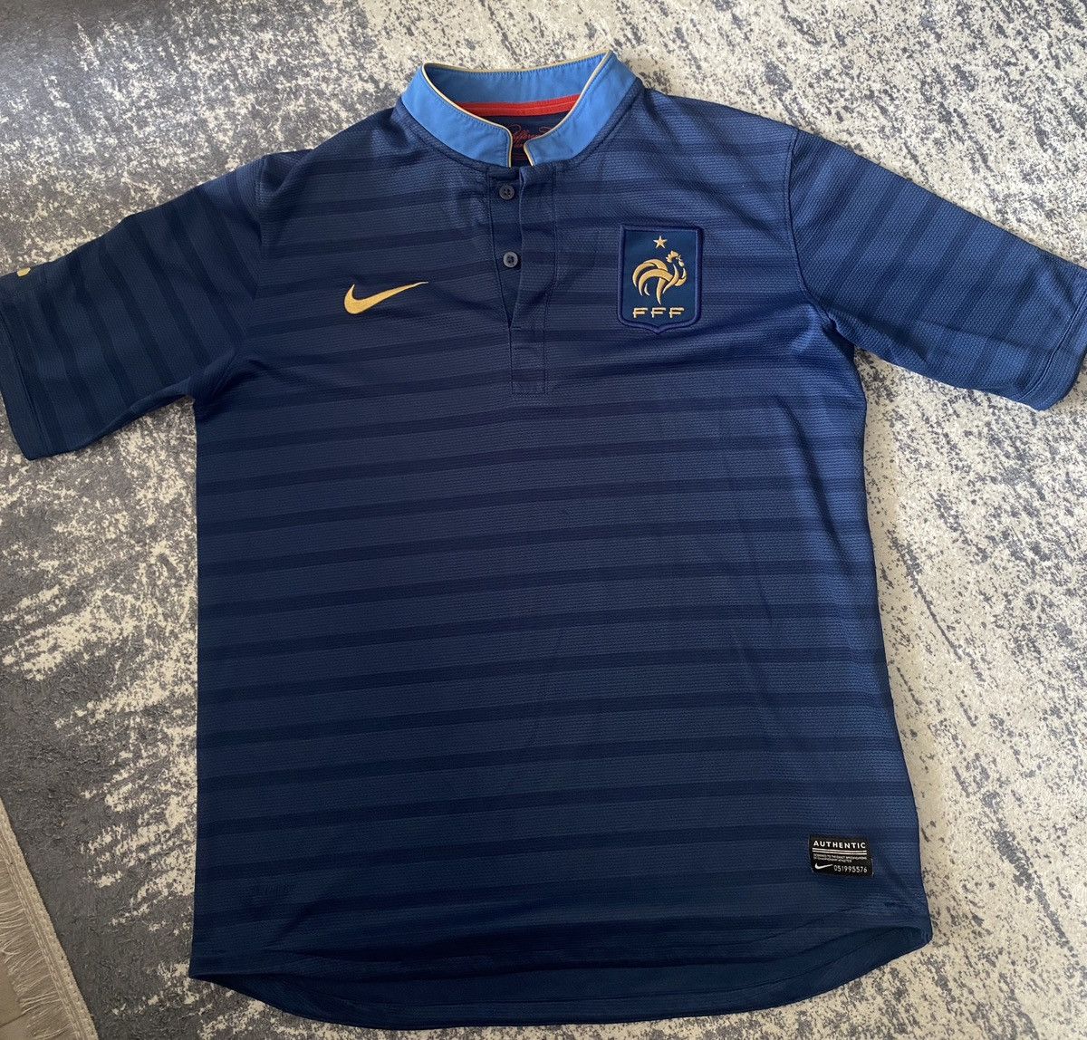 Nike × Vintage Vintage navy france jersey nike 2012/2013 Size US M / EU 48-50 / 2 - 1 Thumbnail