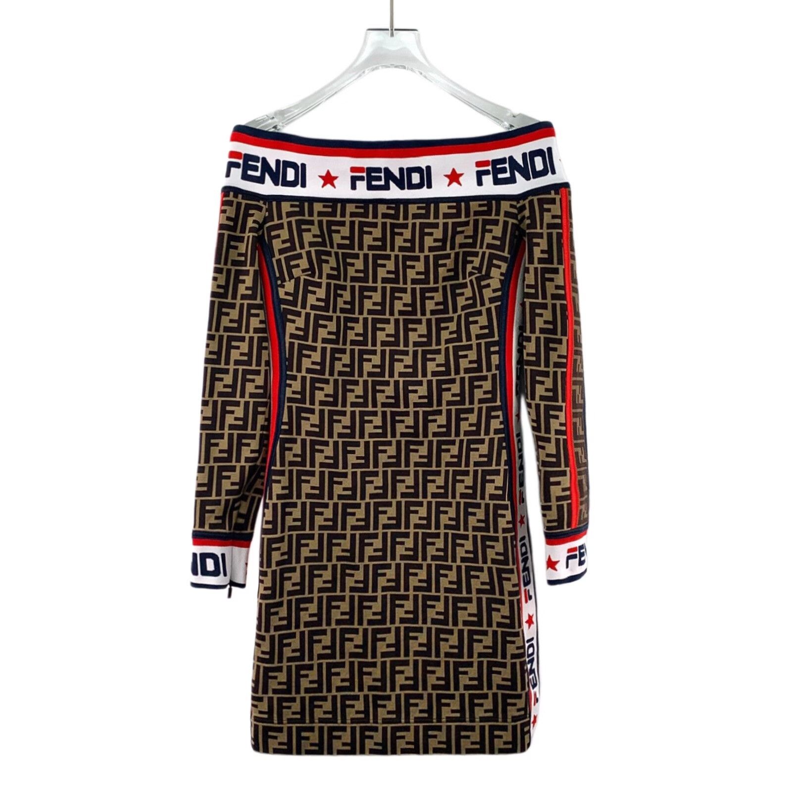 Fendi Fendi Cotton Brown Dress M Women Size M / US 6-8 / IT 42-44 - 1 Thumbnail