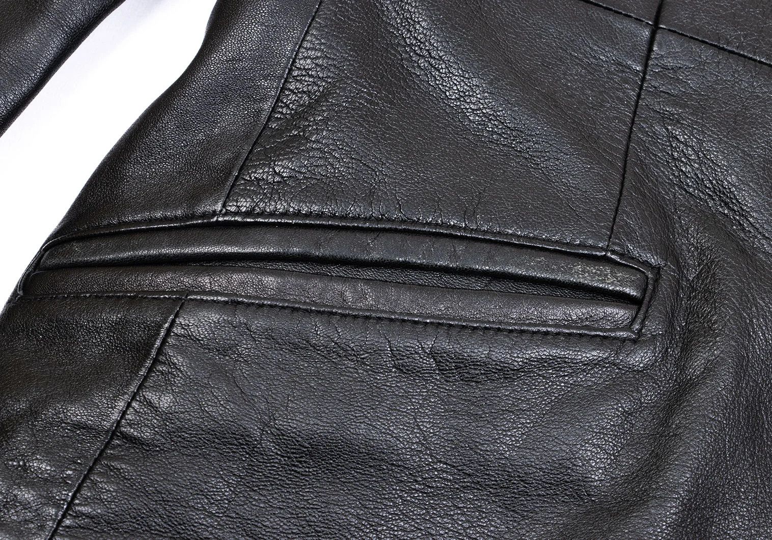 Jean Paul Gaultier Black Sheepskin Leather Jacket Size 48 Size US M / EU 48-50 / 2 - 7 Thumbnail