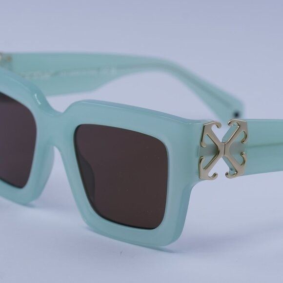 Off-White Off-White OERI14D MYSTIC 5364 Sunglasses Sage Square Frame Size ONE SIZE - 2 Thumbnail
