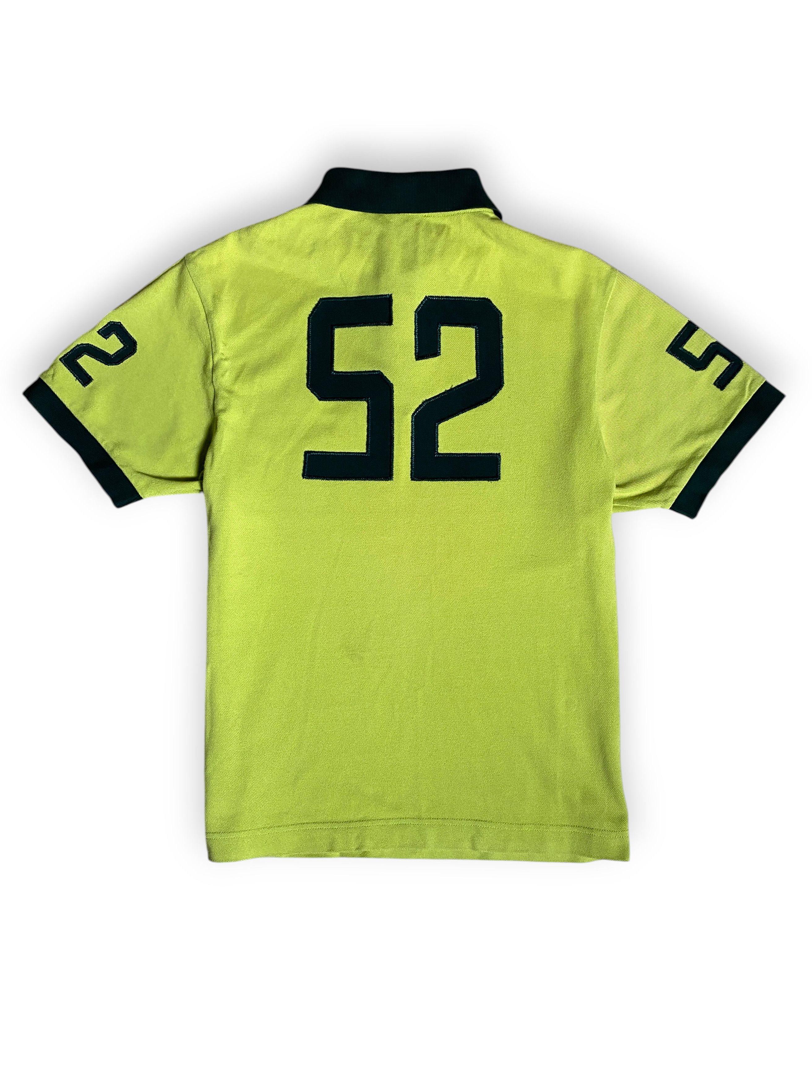 Moncler Moncler Polo Shirt Lime Green 52 Big Logo Patch Tee T-Shirt Size US M / EU 48-50 / 2 - 3 Thumbnail