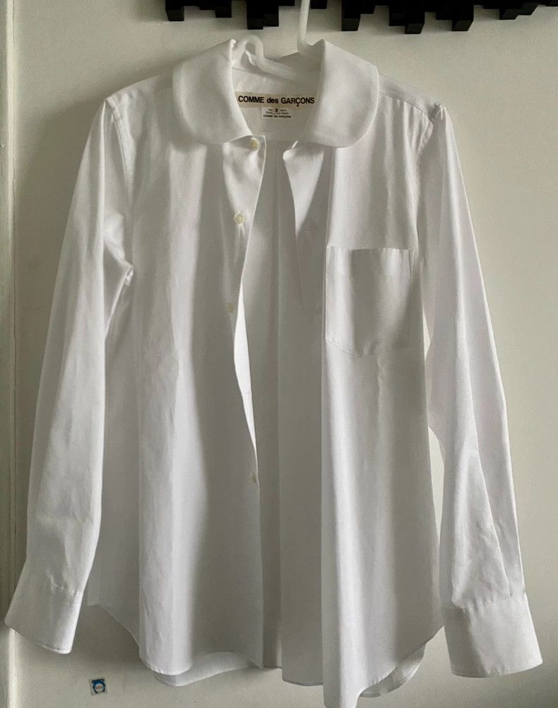 Comme des Garcons Comme Des Garcons Crew Neck White Shirt Size S / US 4 / IT 40 - 1 Thumbnail