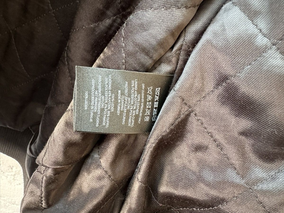 Dries Van Noten DRIS VAN NOTEN BACK ZIP LEATHER BOMBER Size US L / EU 52-54 / 3 - 6 Thumbnail